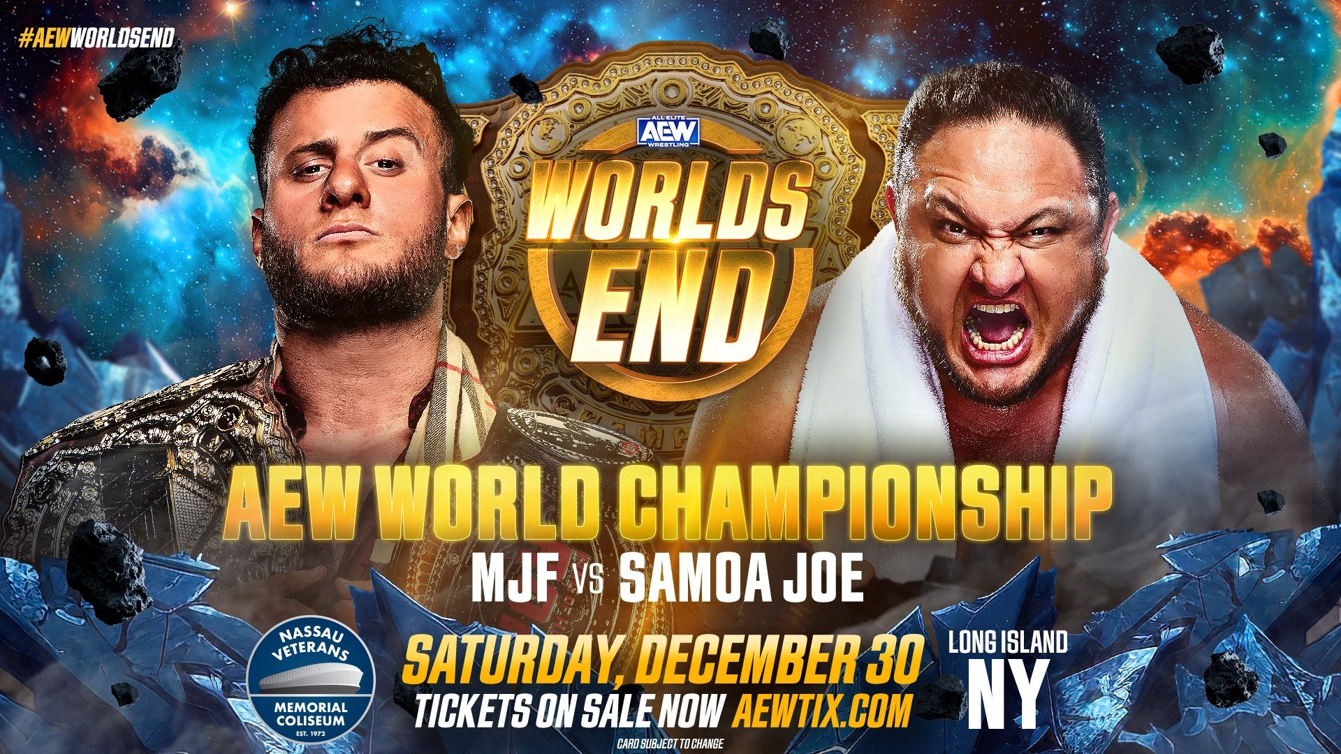AEW Worlds End 2023 Background