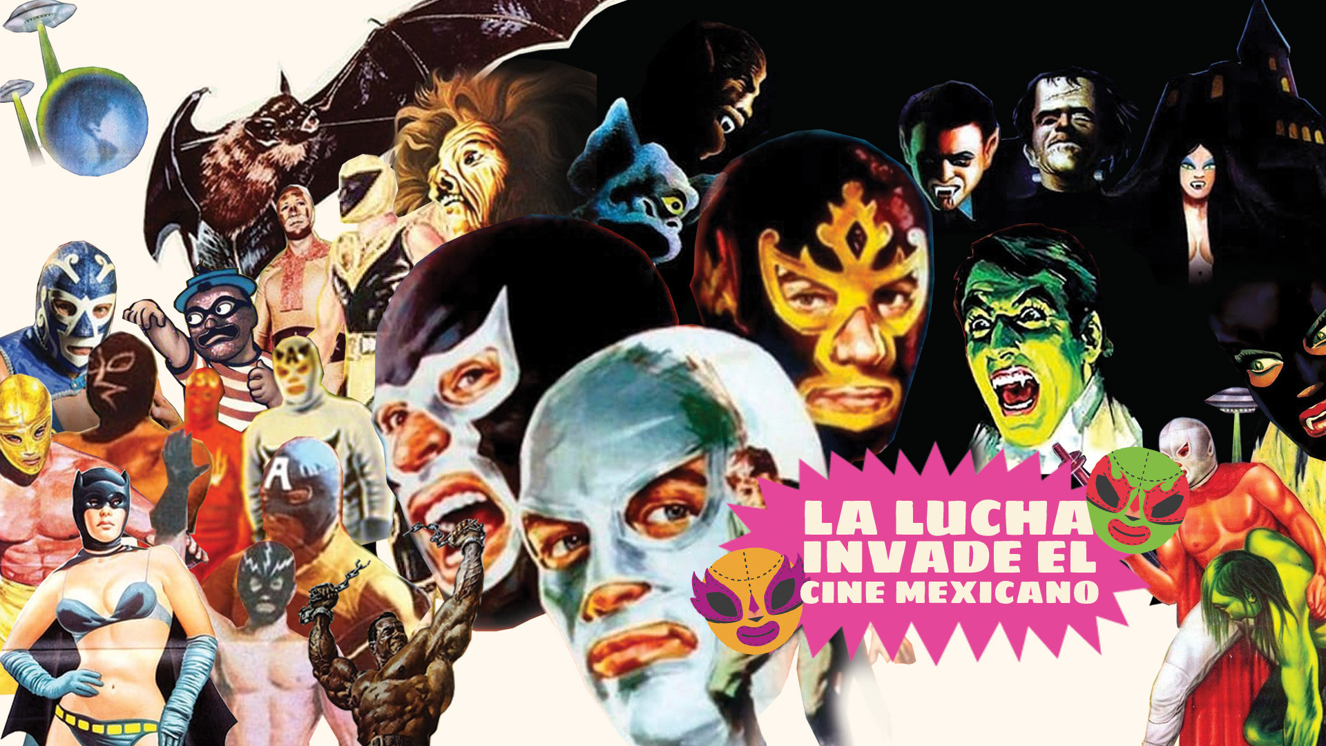 La Lucha Invade el Cine Mexicano Background