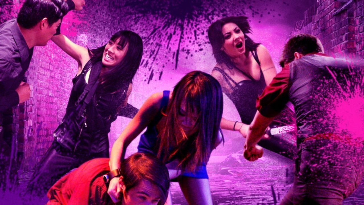 Asian School Girls Background