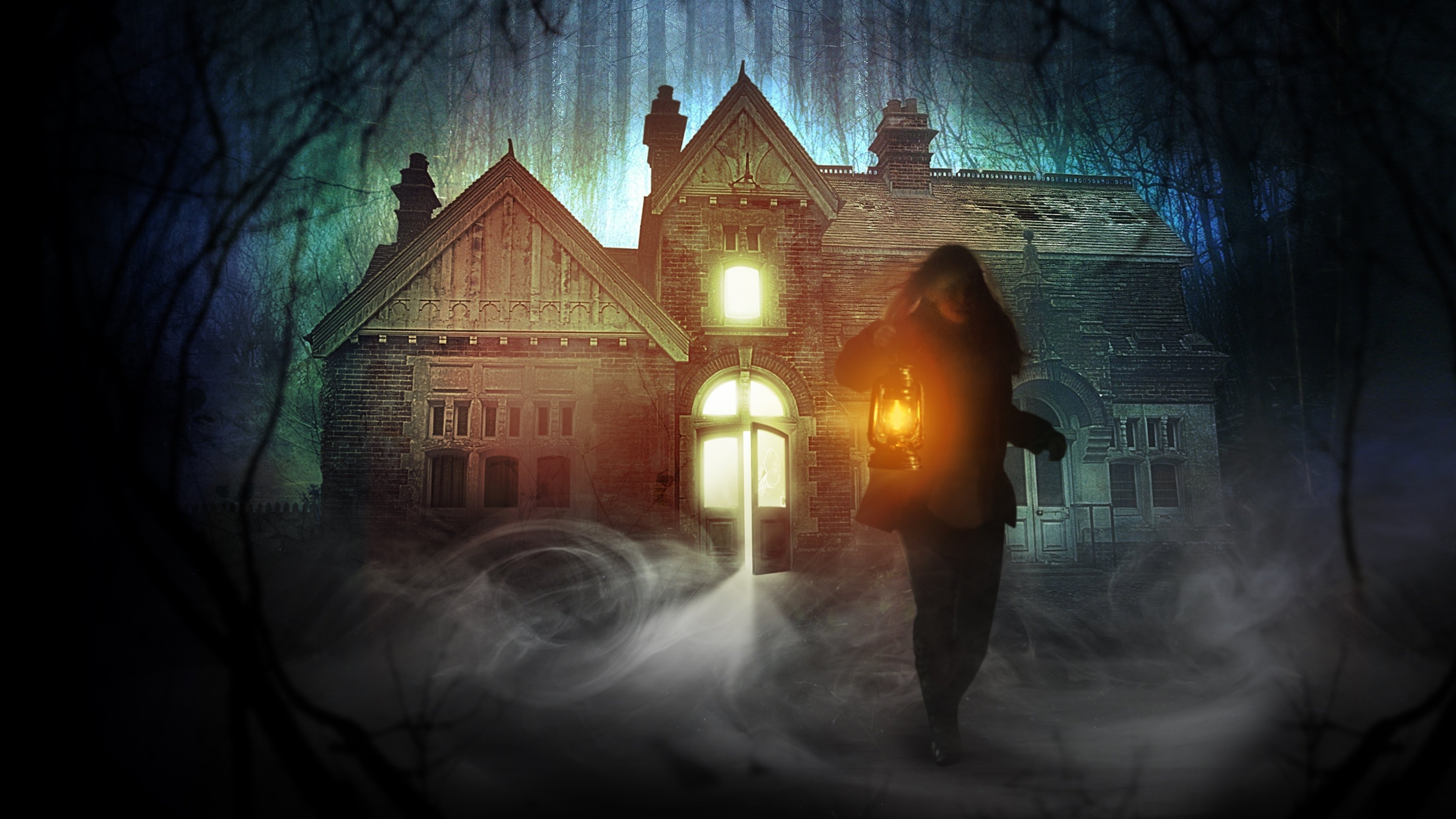 The Village in the Woods Background