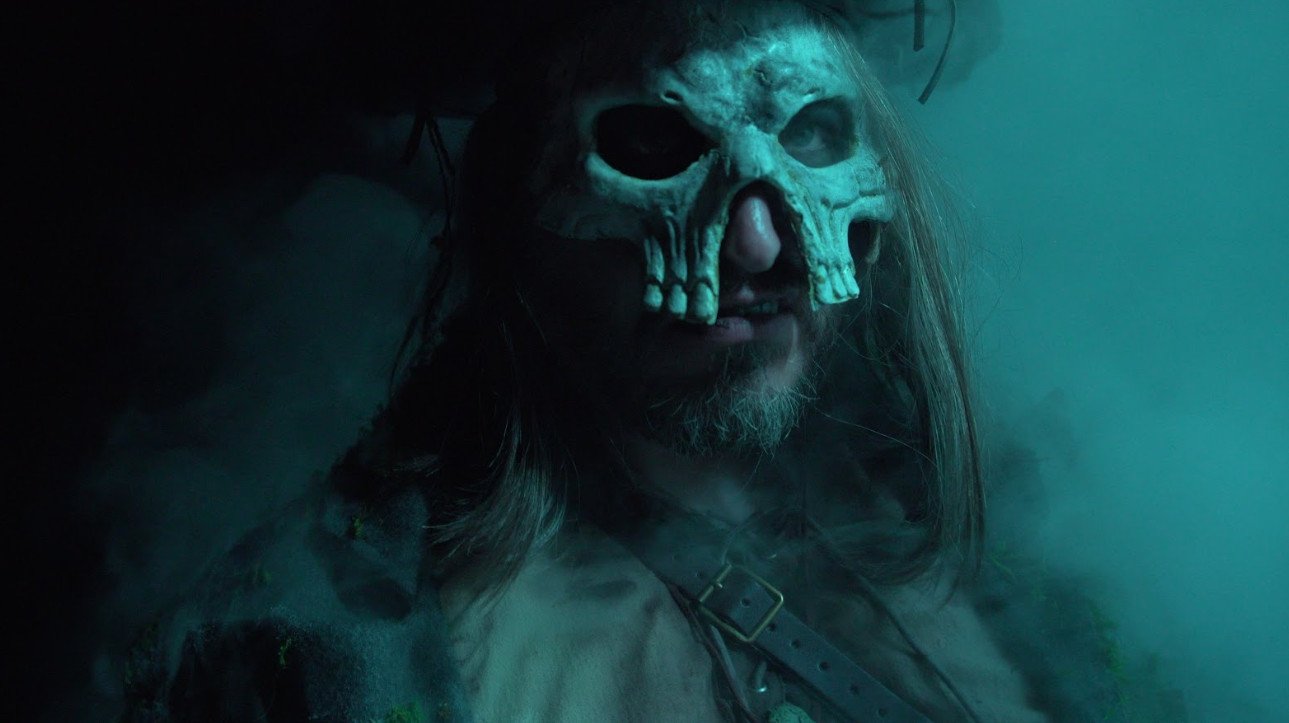 Blood Red Beach Background