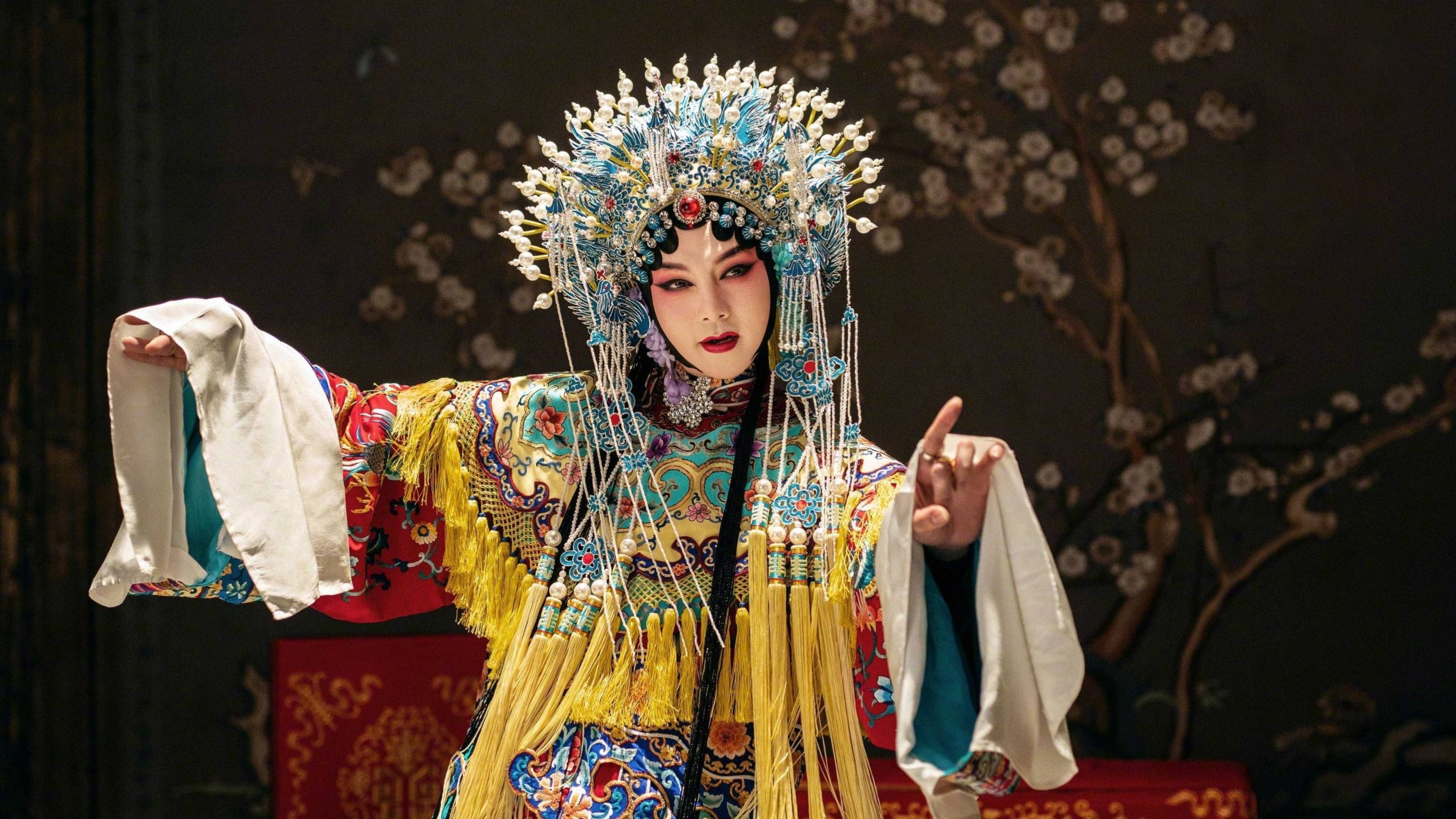 Winter Begonia Background