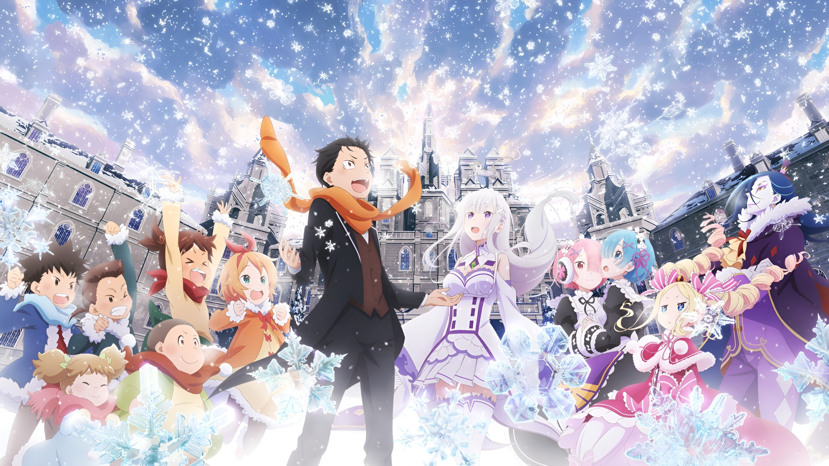 Re:ZERO -Starting Life in Another World- Memory Snow Background