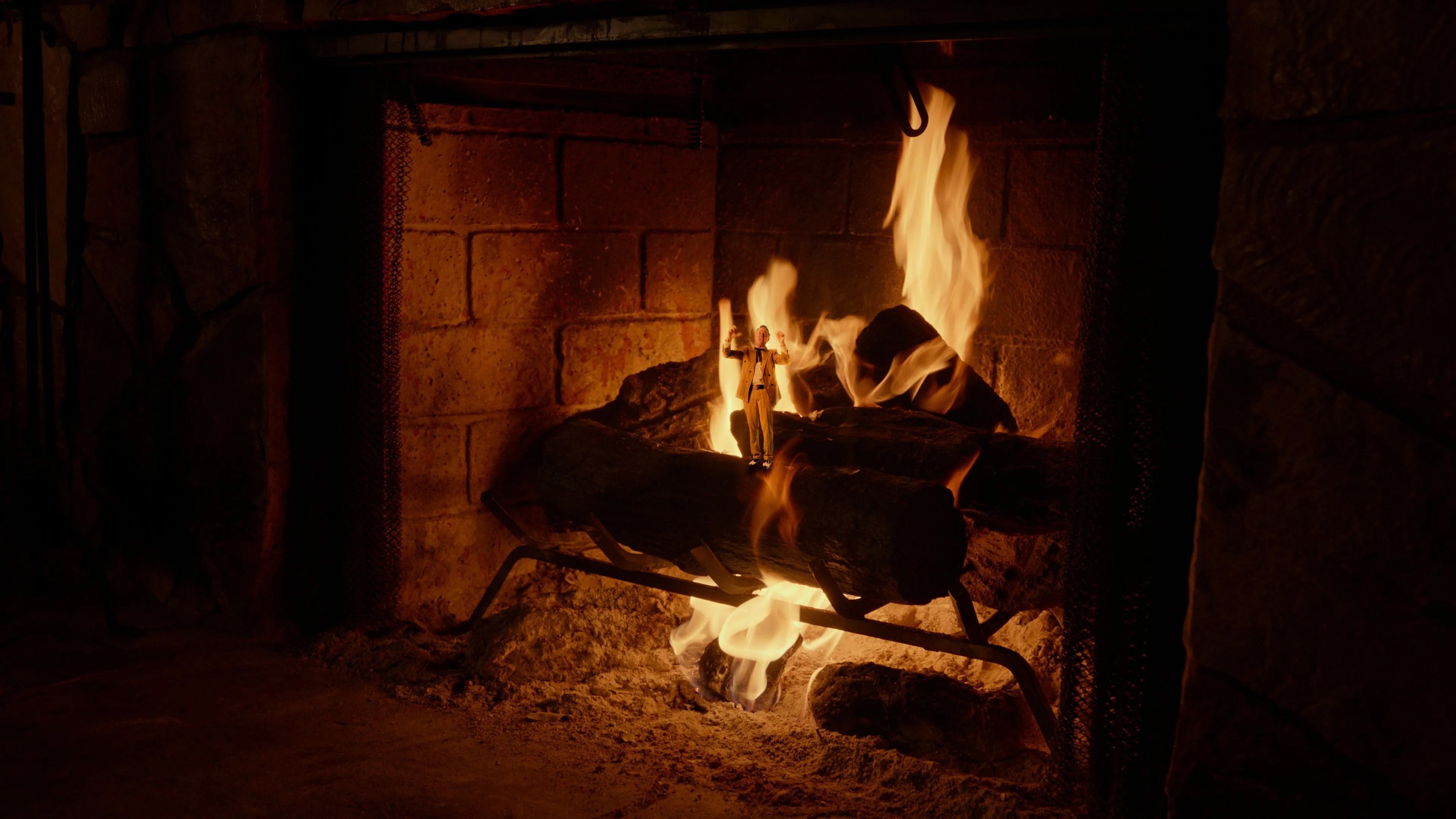 Adult Swim Yule Log Background