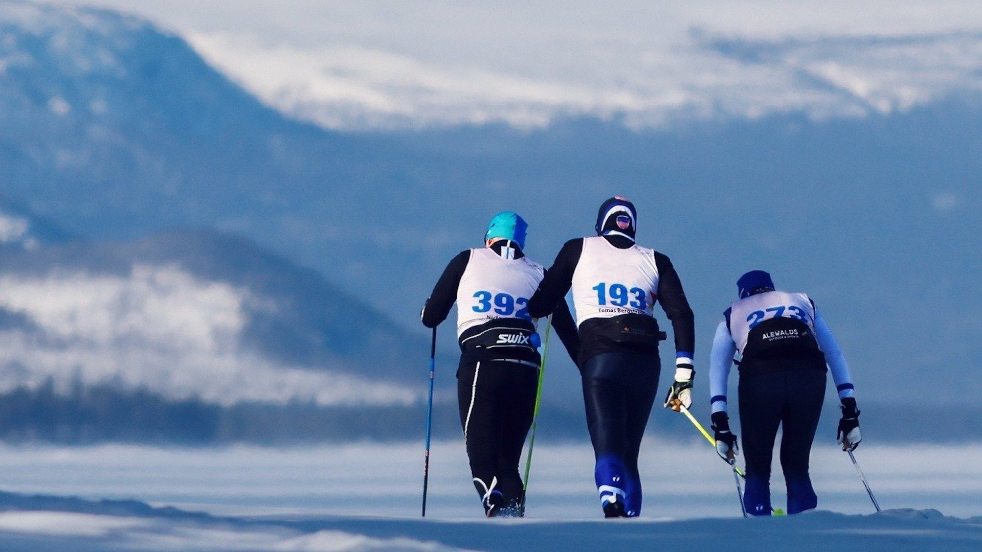 Världens längsta skidlopp - 22 mil ovanför Polcirkeln Background
