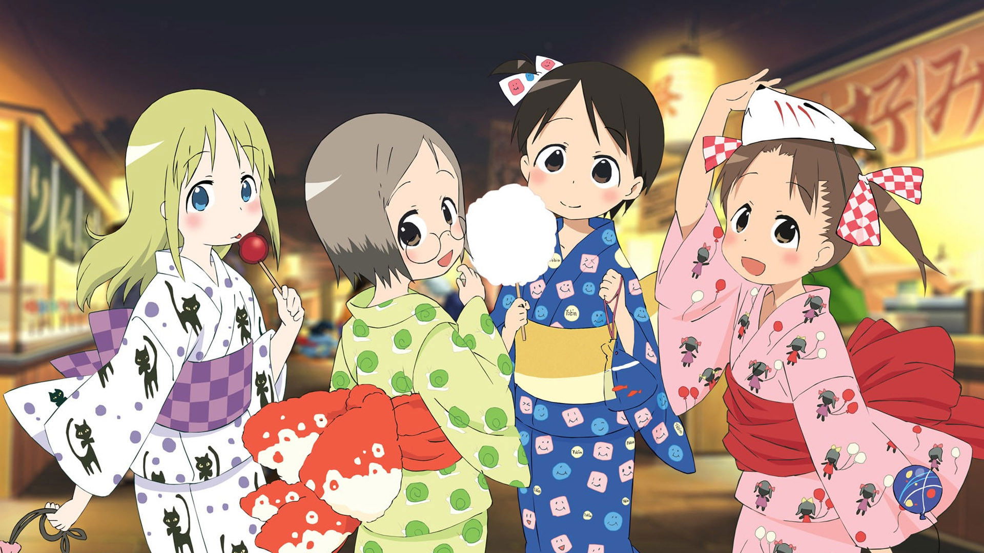 Strawberry Marshmallow Background