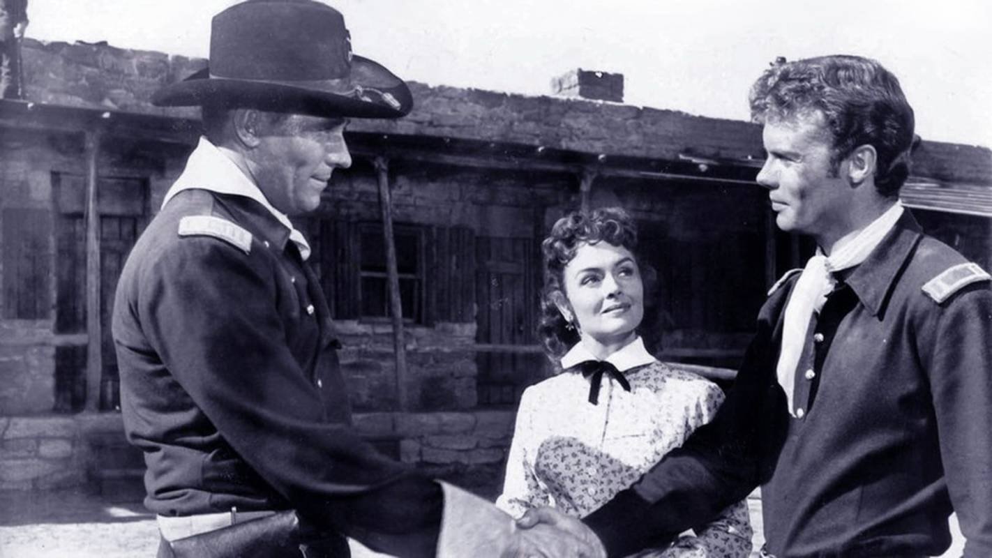 They Rode West Background