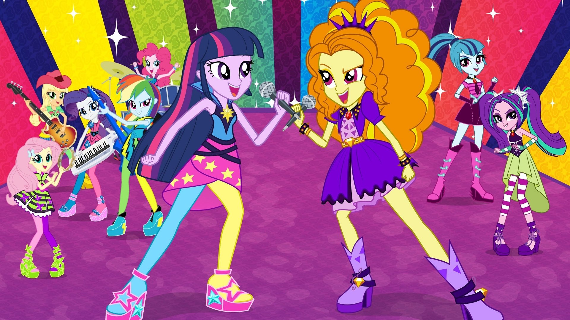 My Little Pony - Equestria Girls - Rainbow Rocks Background