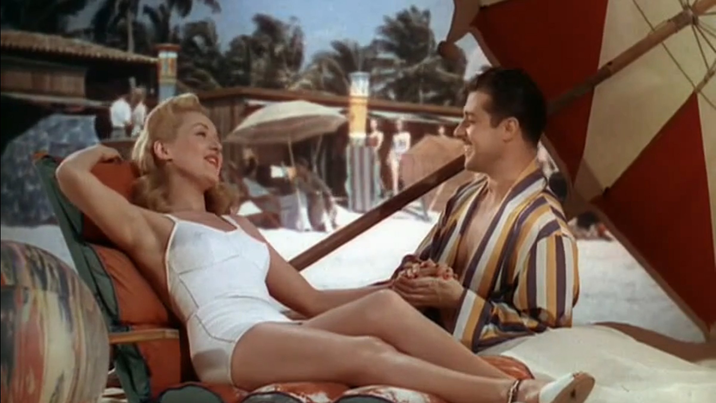 Moon Over Miami Background