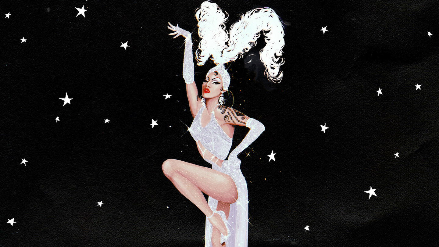 Violet Chachki's Digital Follies Background