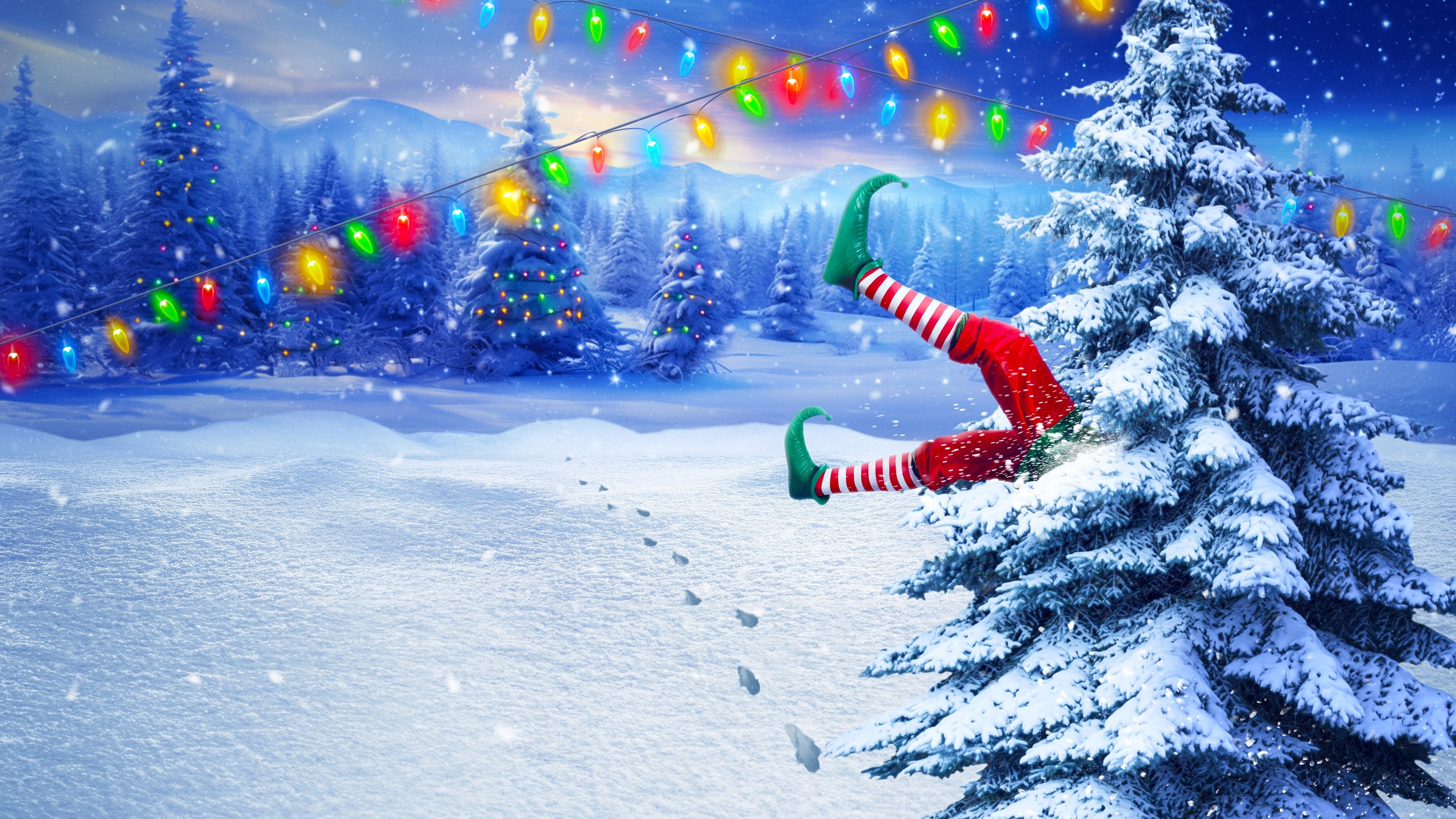 Big Brother Reindeer Games Background