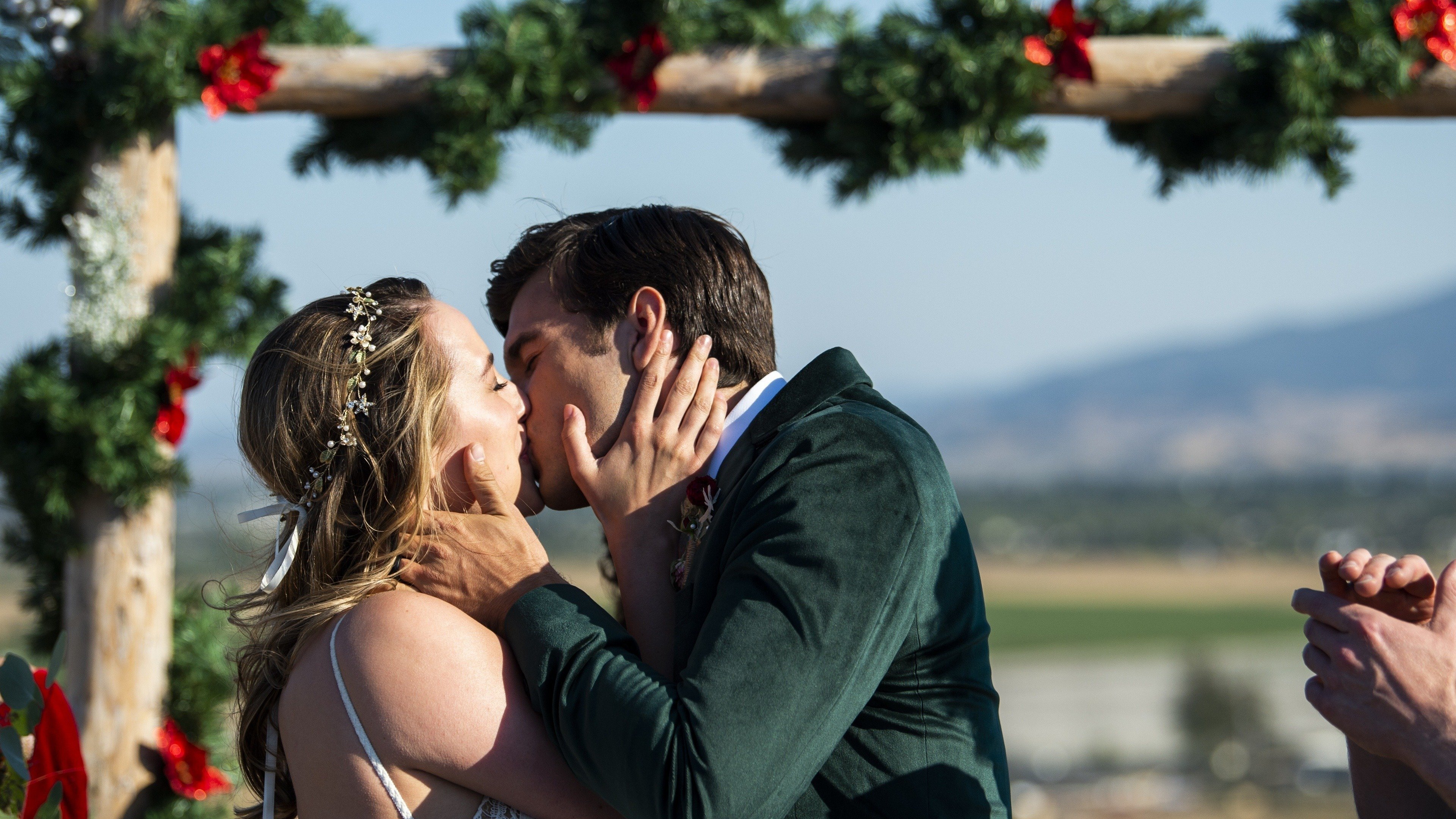 A California Christmas: City Lights Background