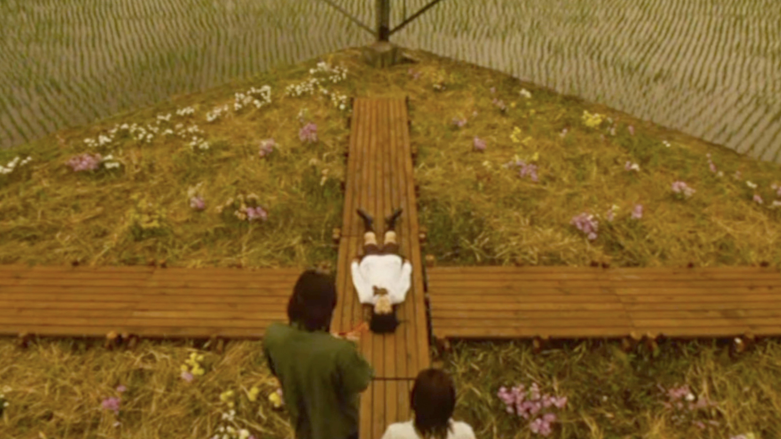 The Man Behind the Scissors Background