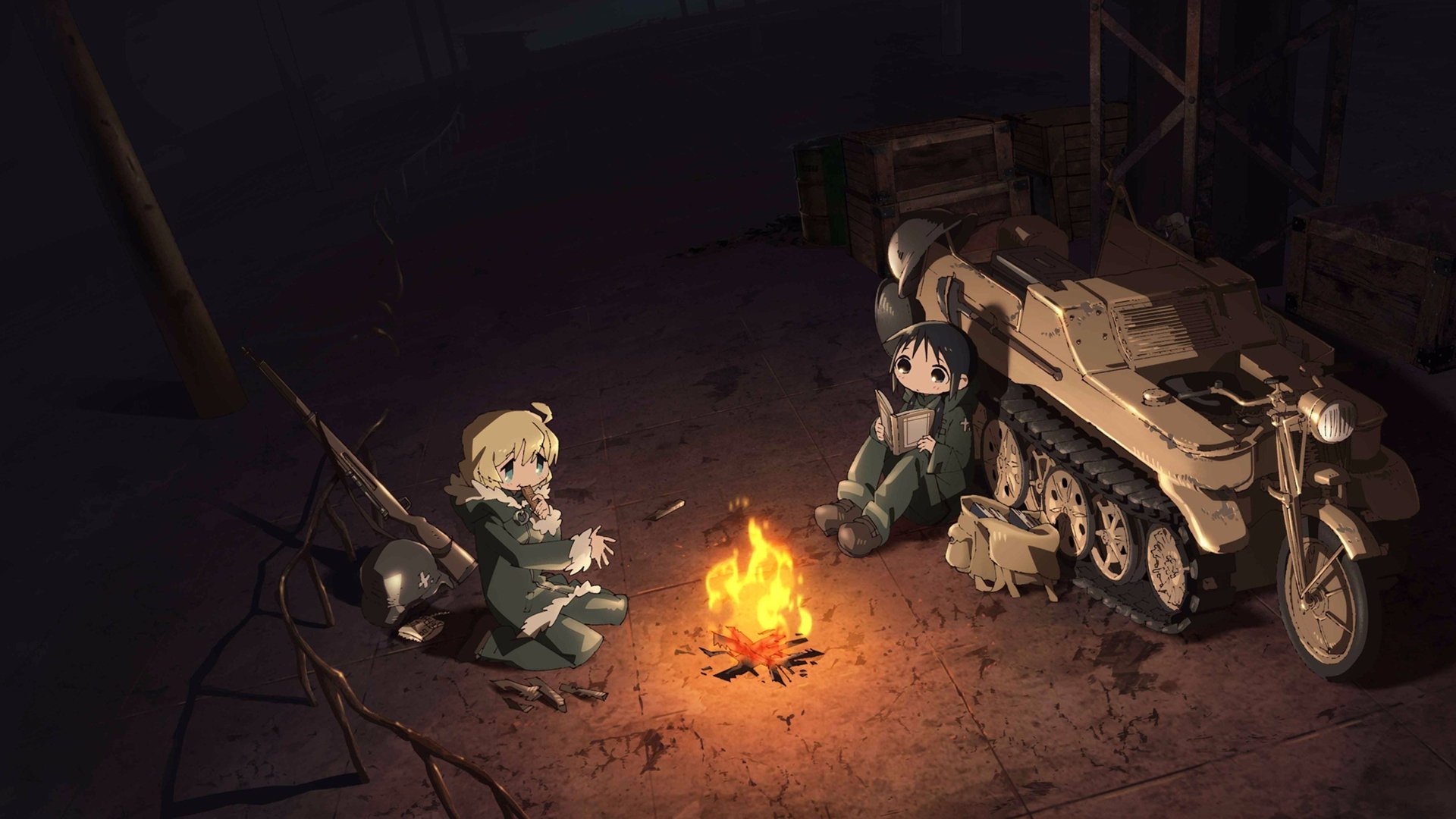 Girls' Last Tour Background