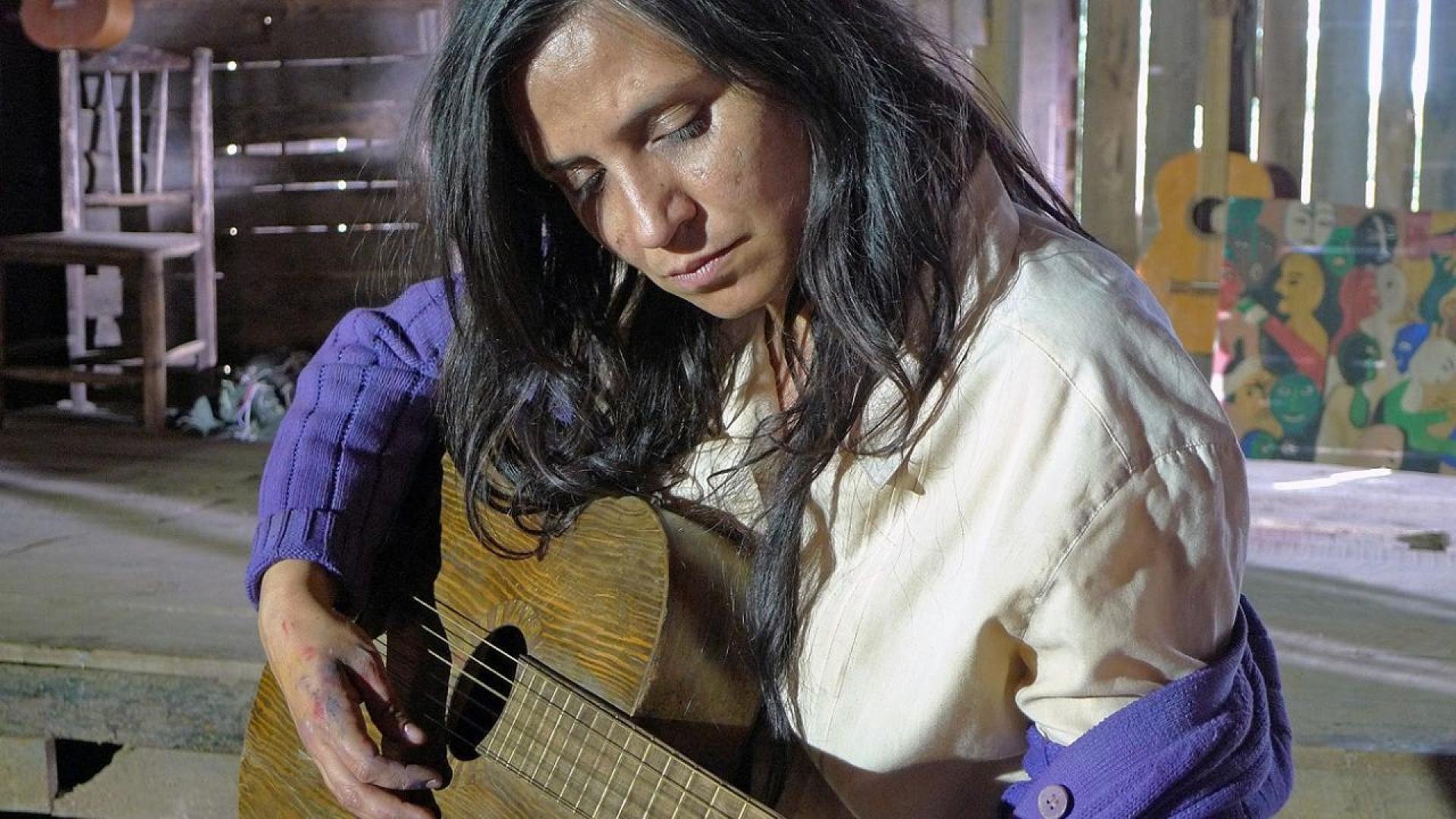 Violeta se fue a los cielos Background