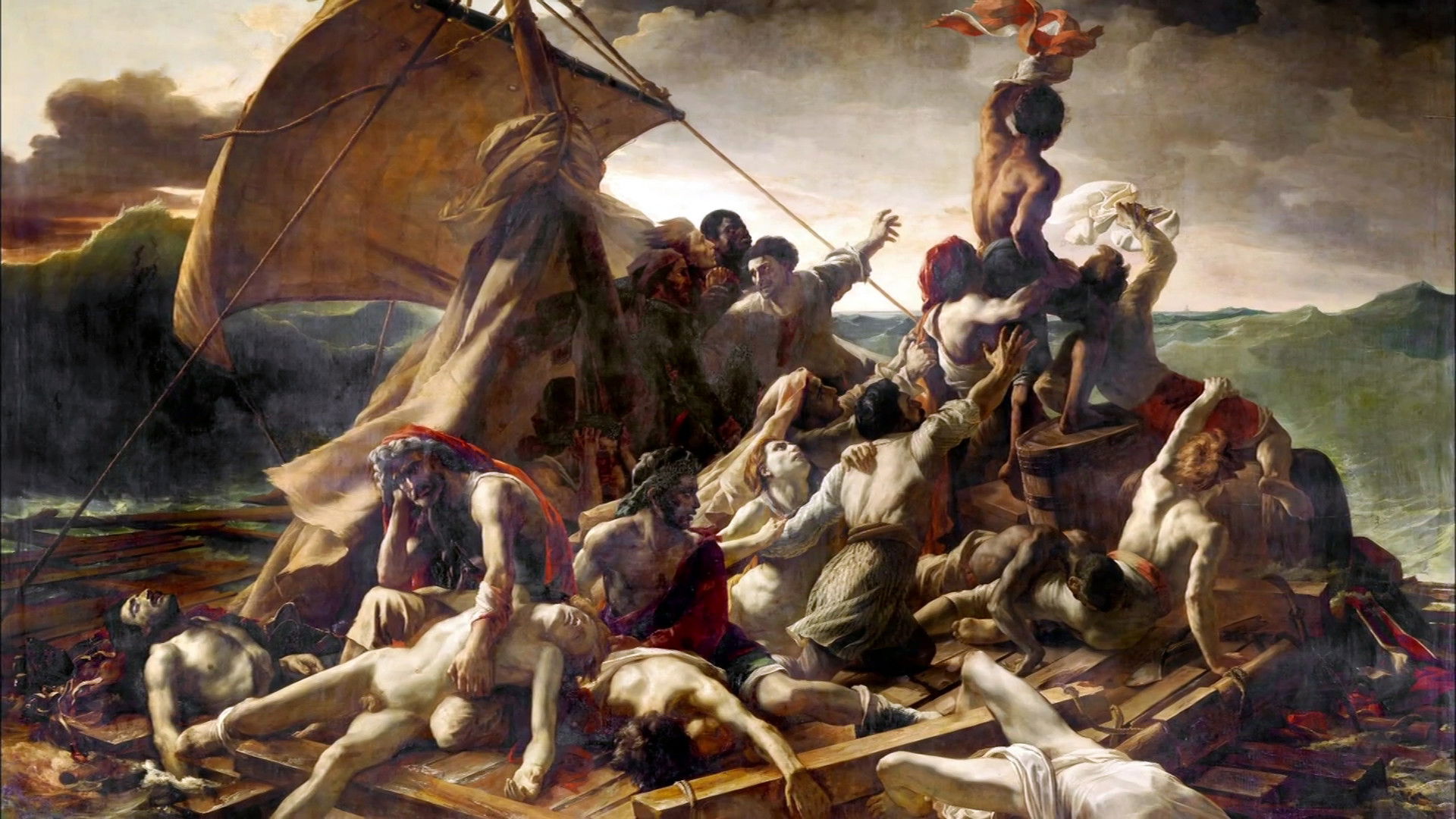 La Véritable Histoire du radeau de La Méduse Background