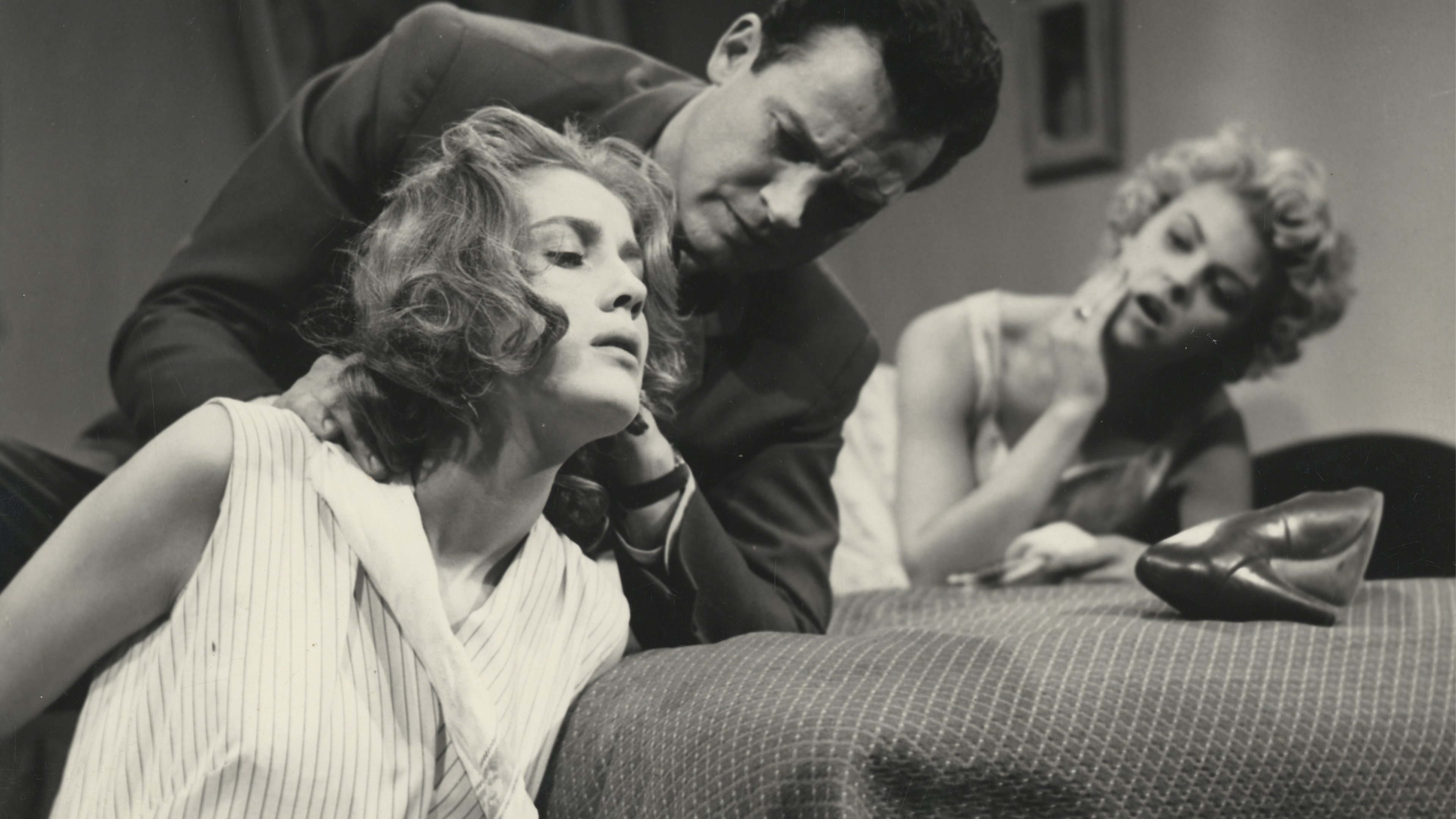 Blonde in Bondage Background