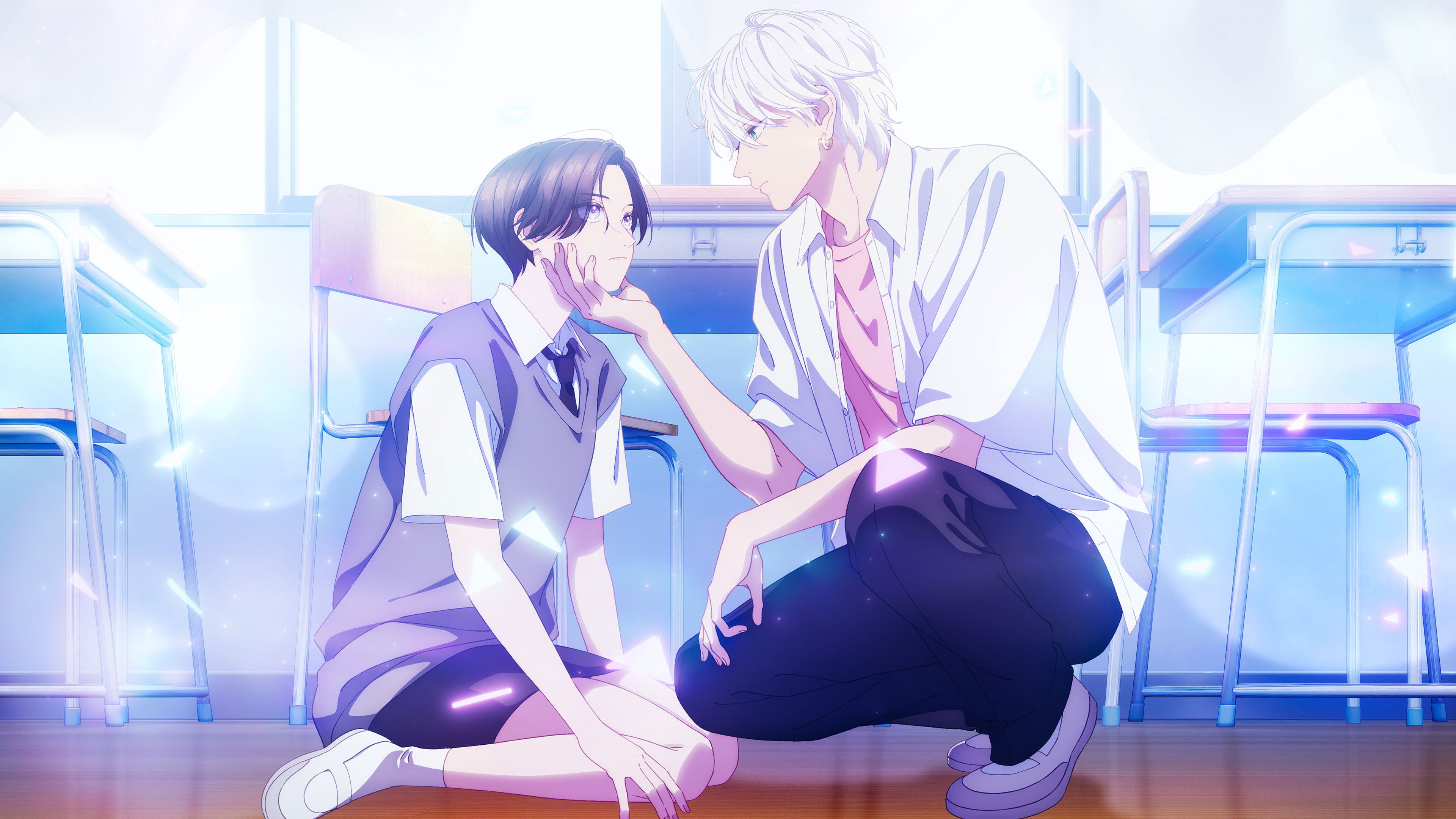 In the Clear Moonlit Dusk Background