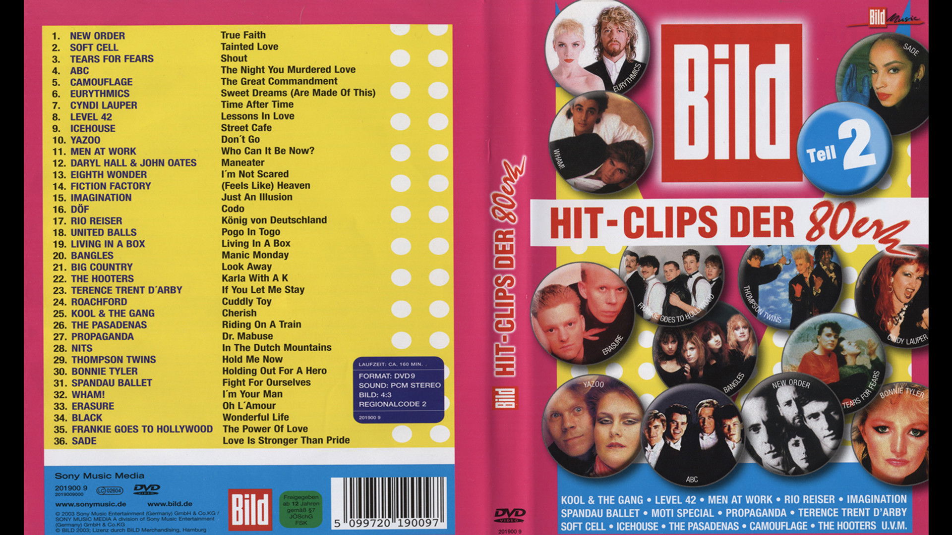 Bild: Hit - Clips Der 80er - Tell 2 Background