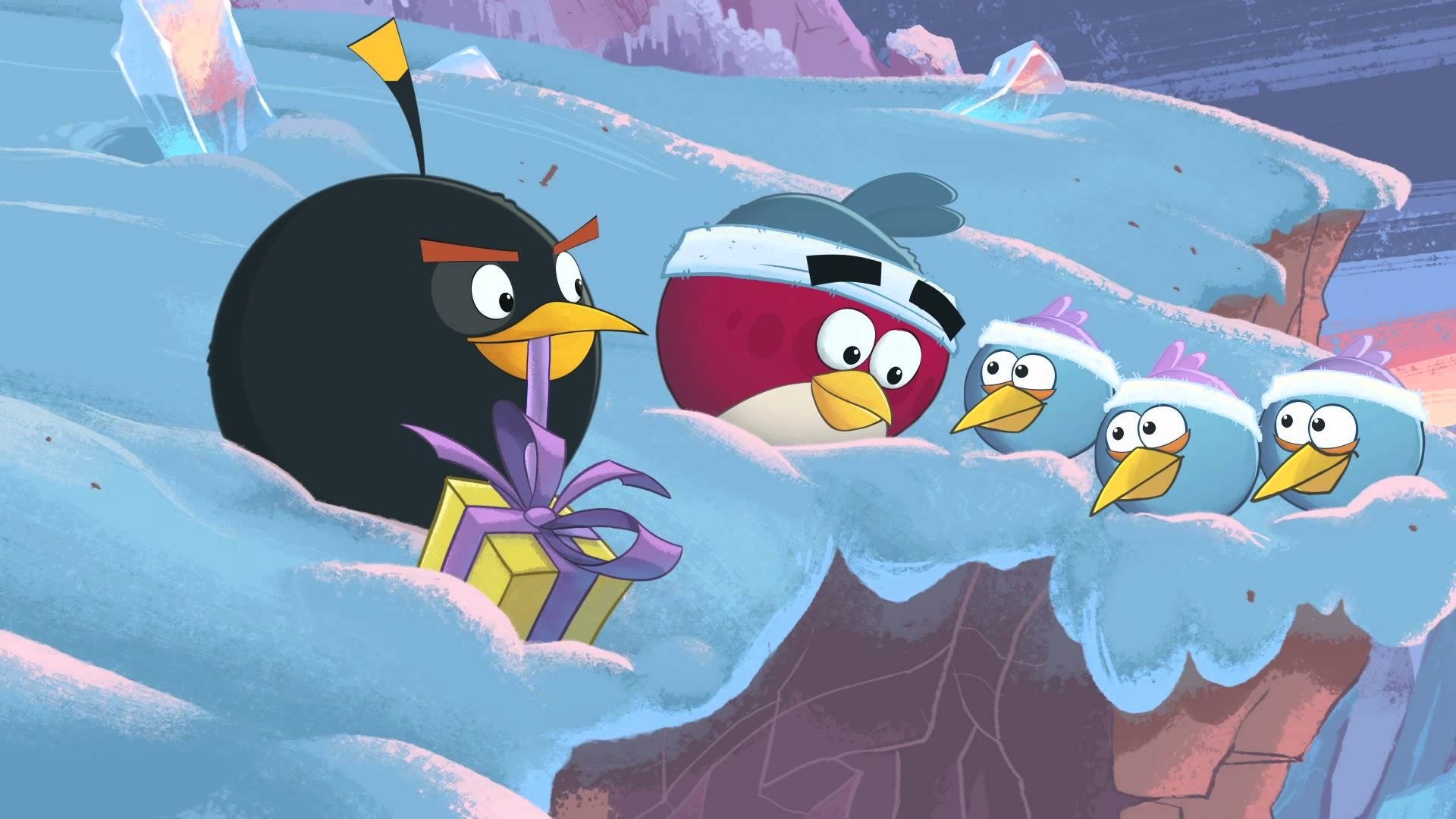 Angry Birds: Wreck the Halls Background