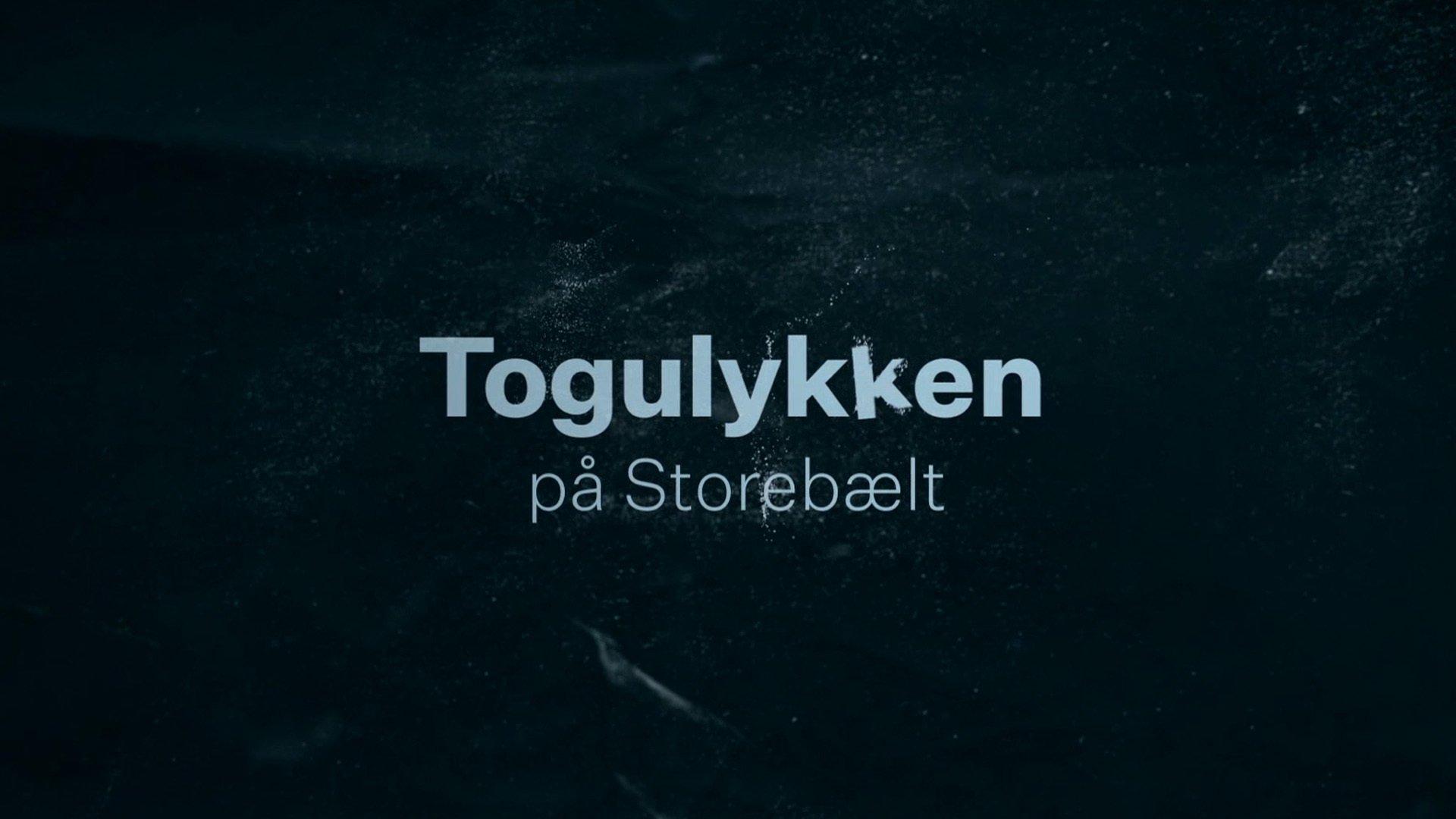 Togulykken på Storebælt Background