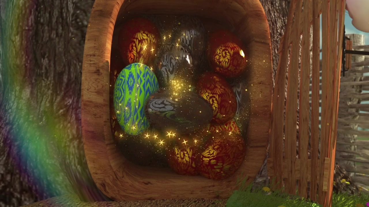 Easter Land Background