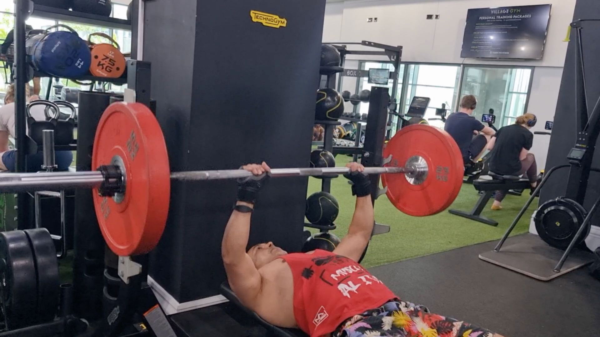 Village Gym Background