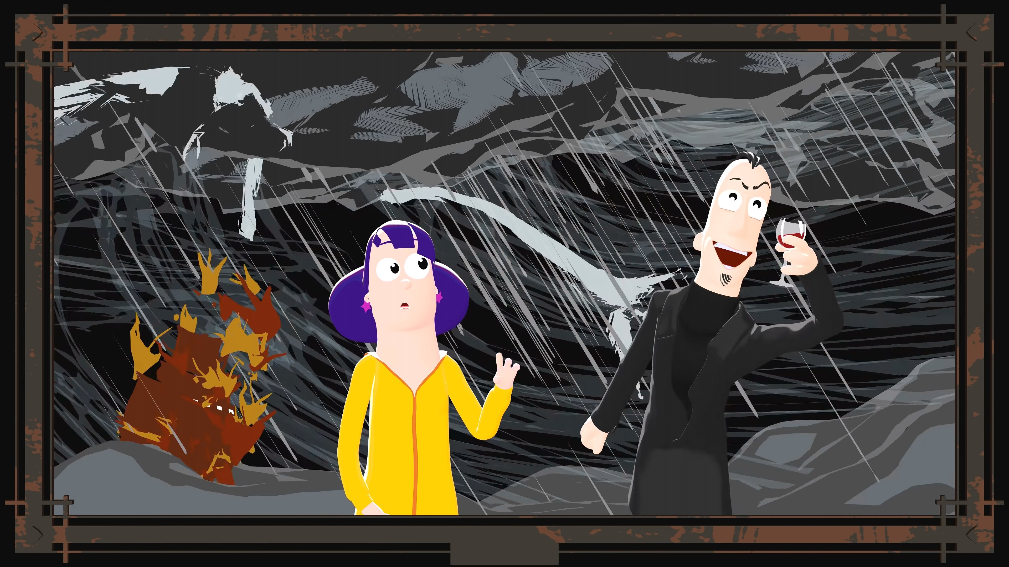 Glass Half Background