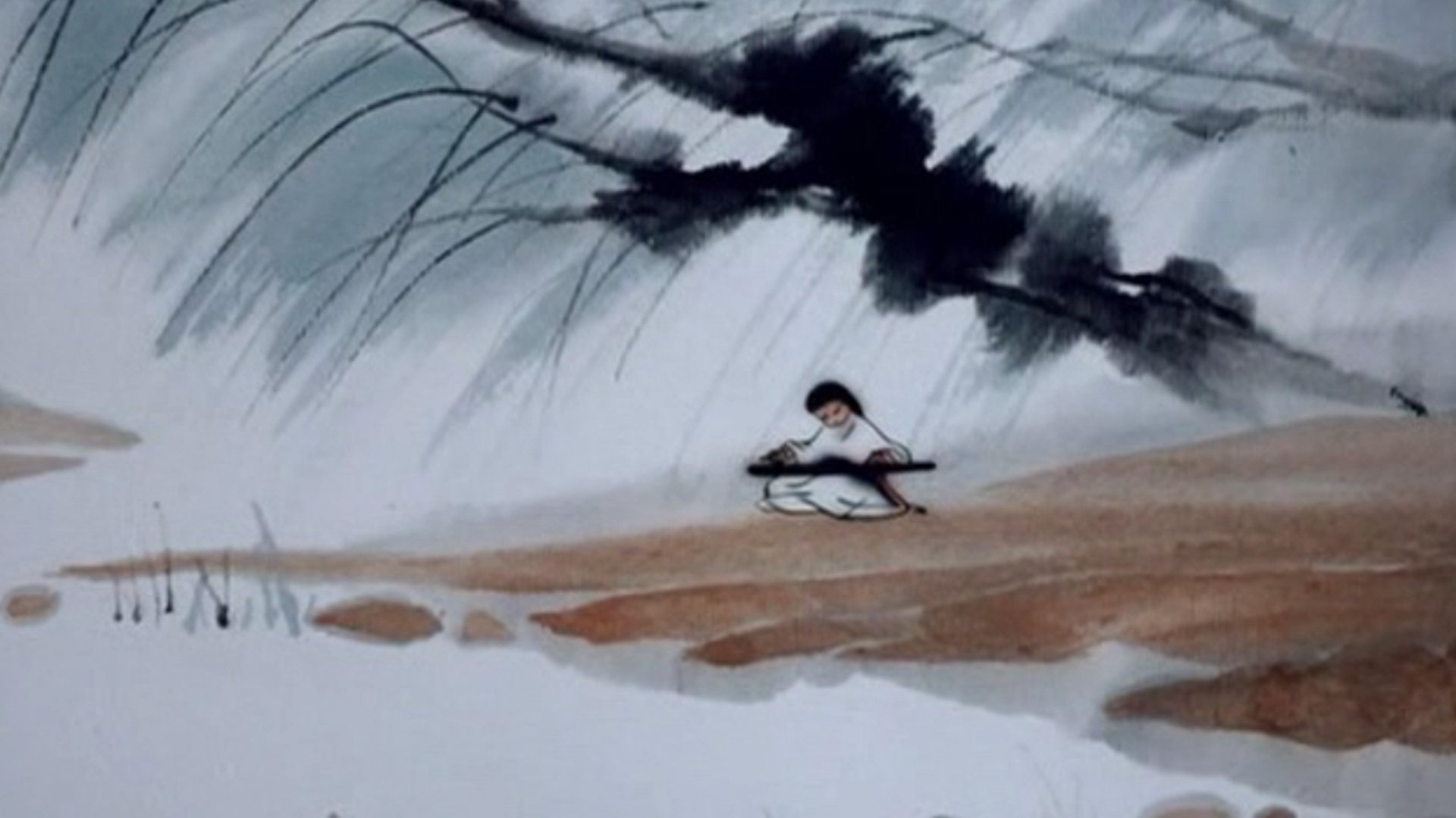 Feeling from Mountain and Water Background