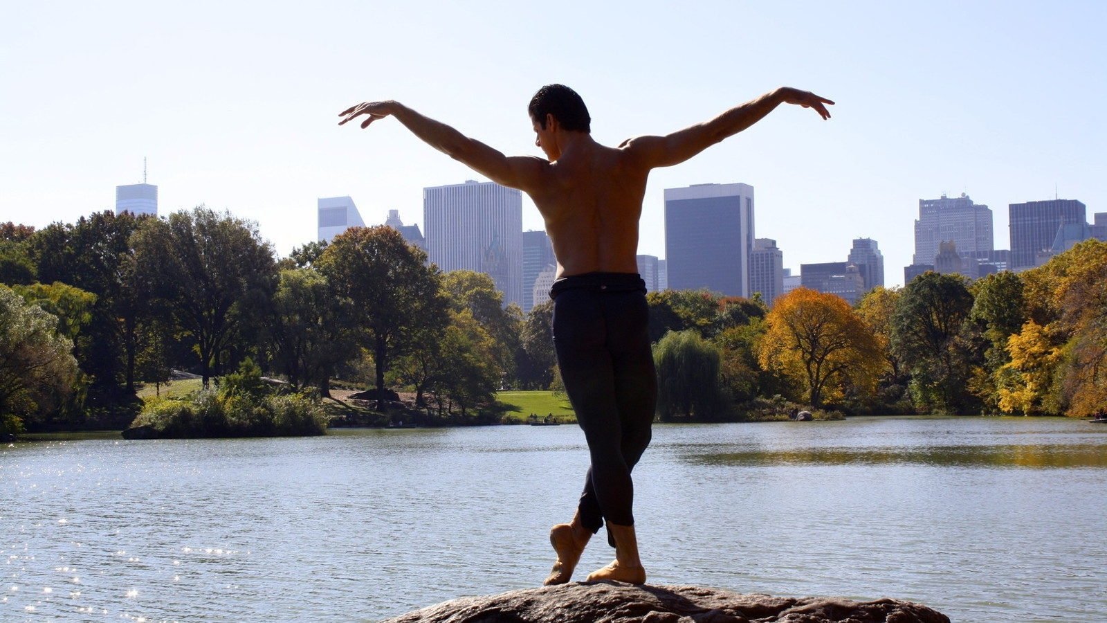 Anatomy of a Male Ballet Dancer Background