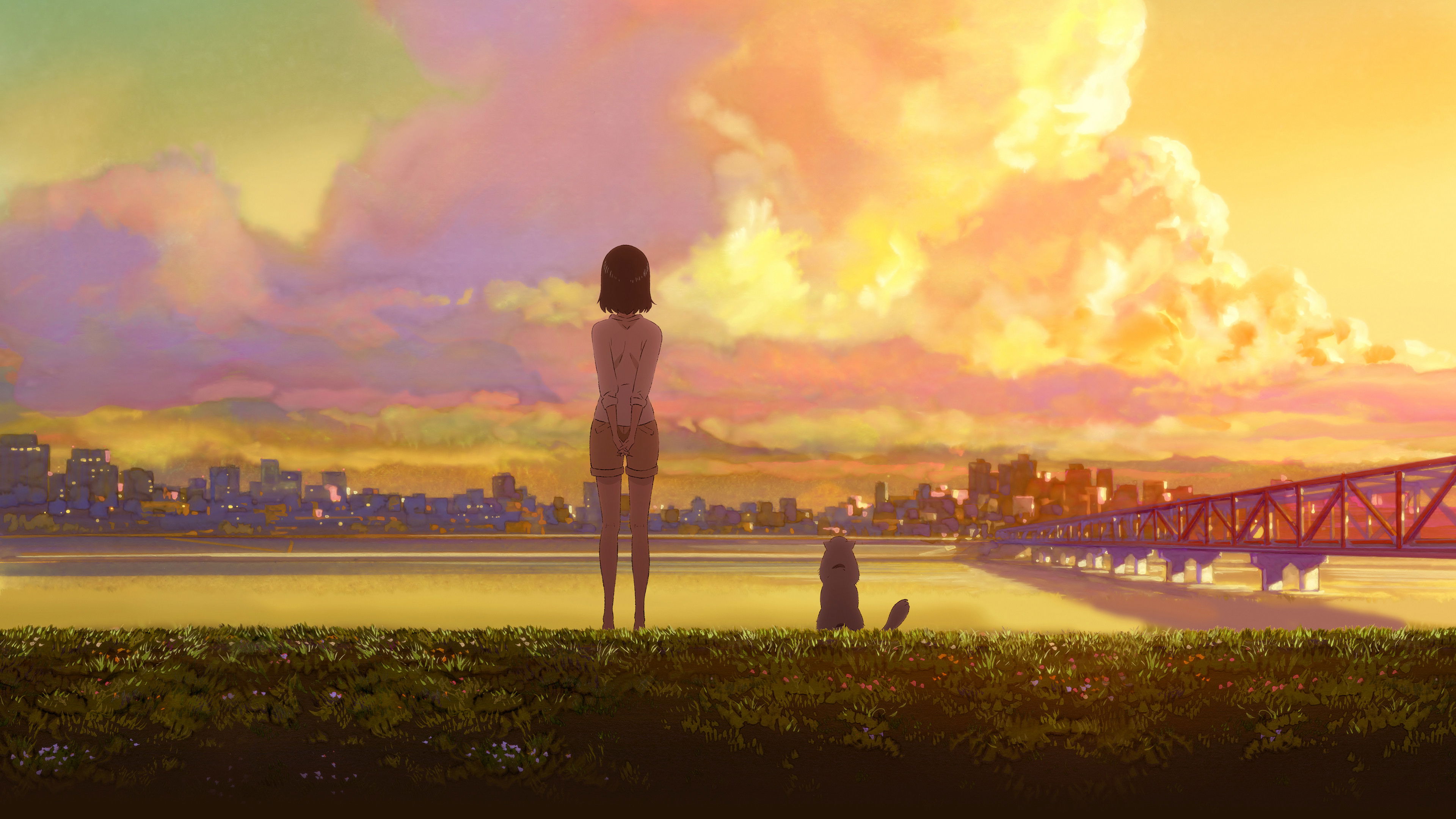 She and Her Cat: Everything Flows Background