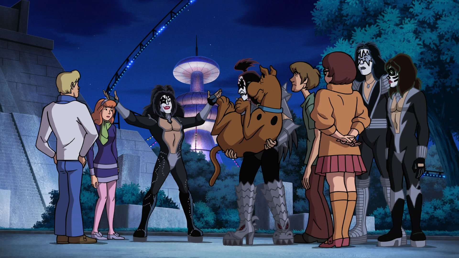 Scooby-Doo! and KISS: Rock and Roll Mystery Background