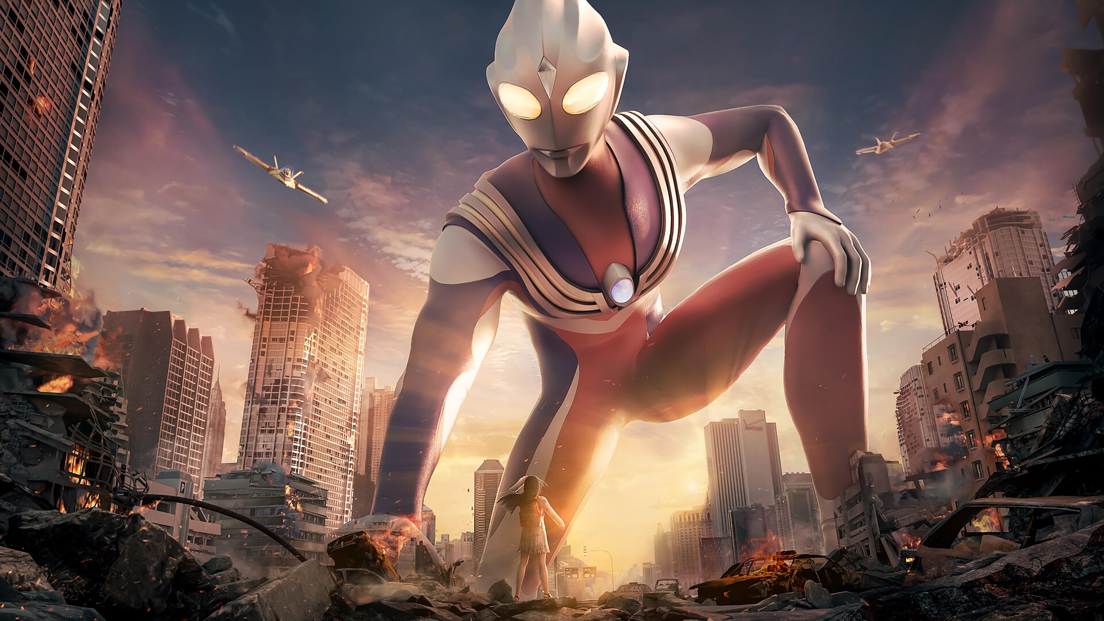 Ultraman Tiga Background