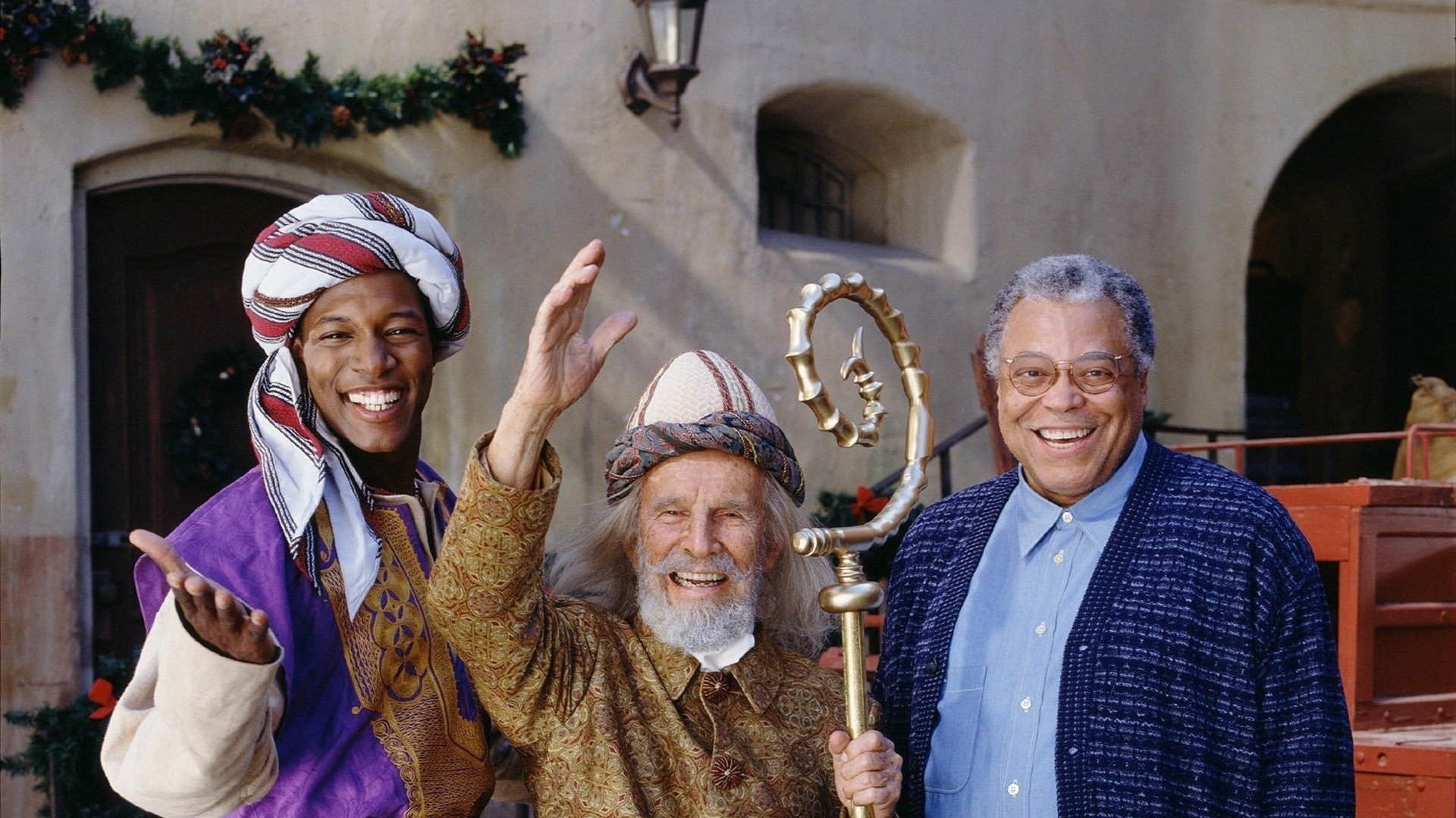 Santa and Pete Background