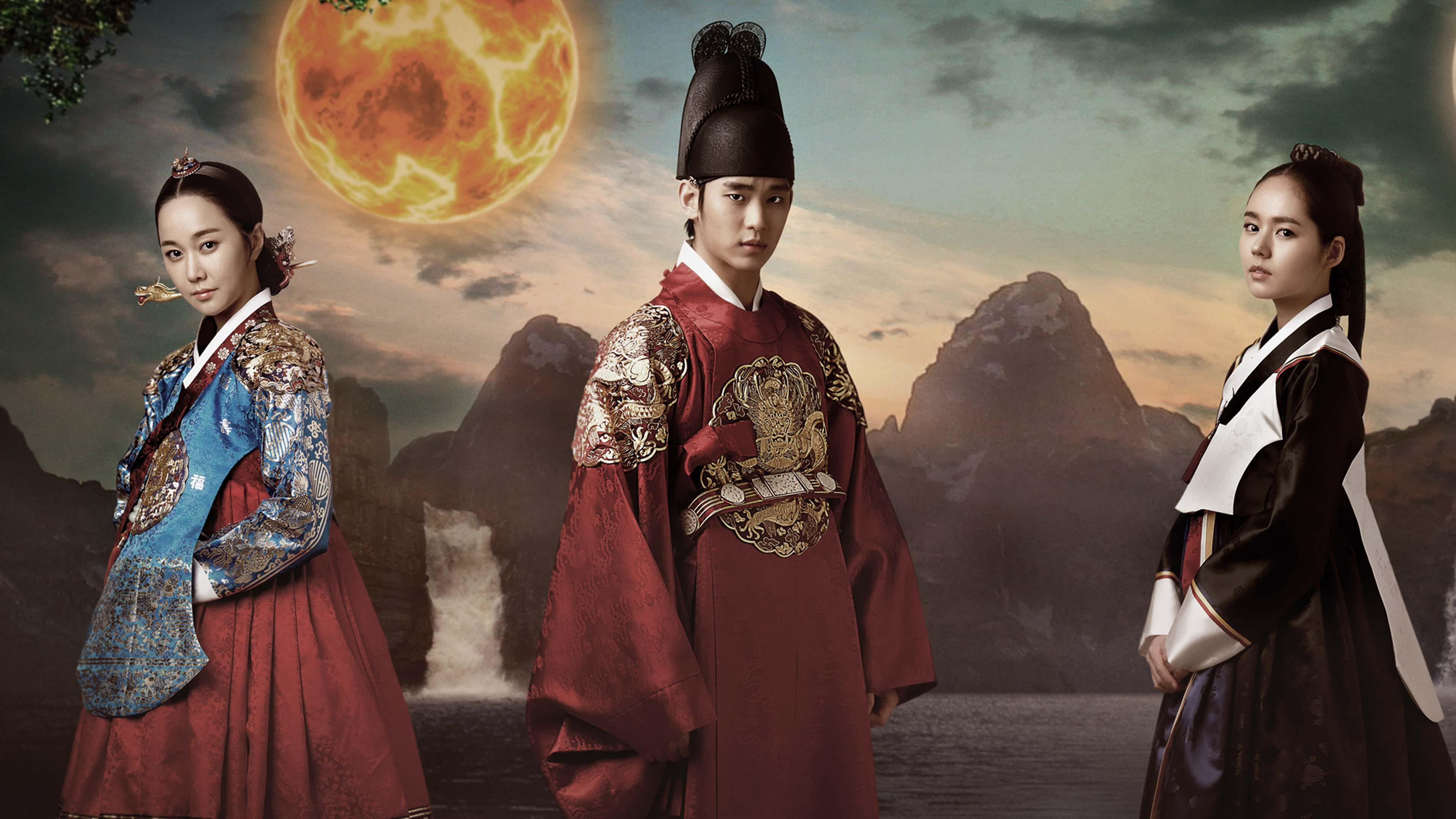 The Moon Embracing the Sun Background