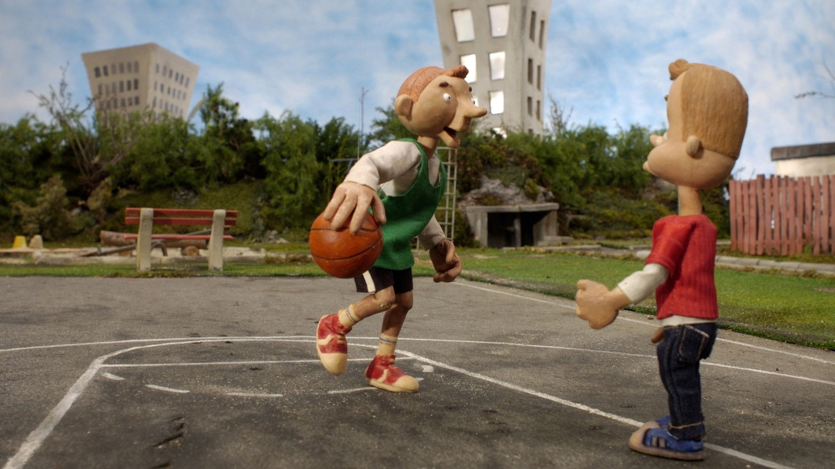 Courtyard Background