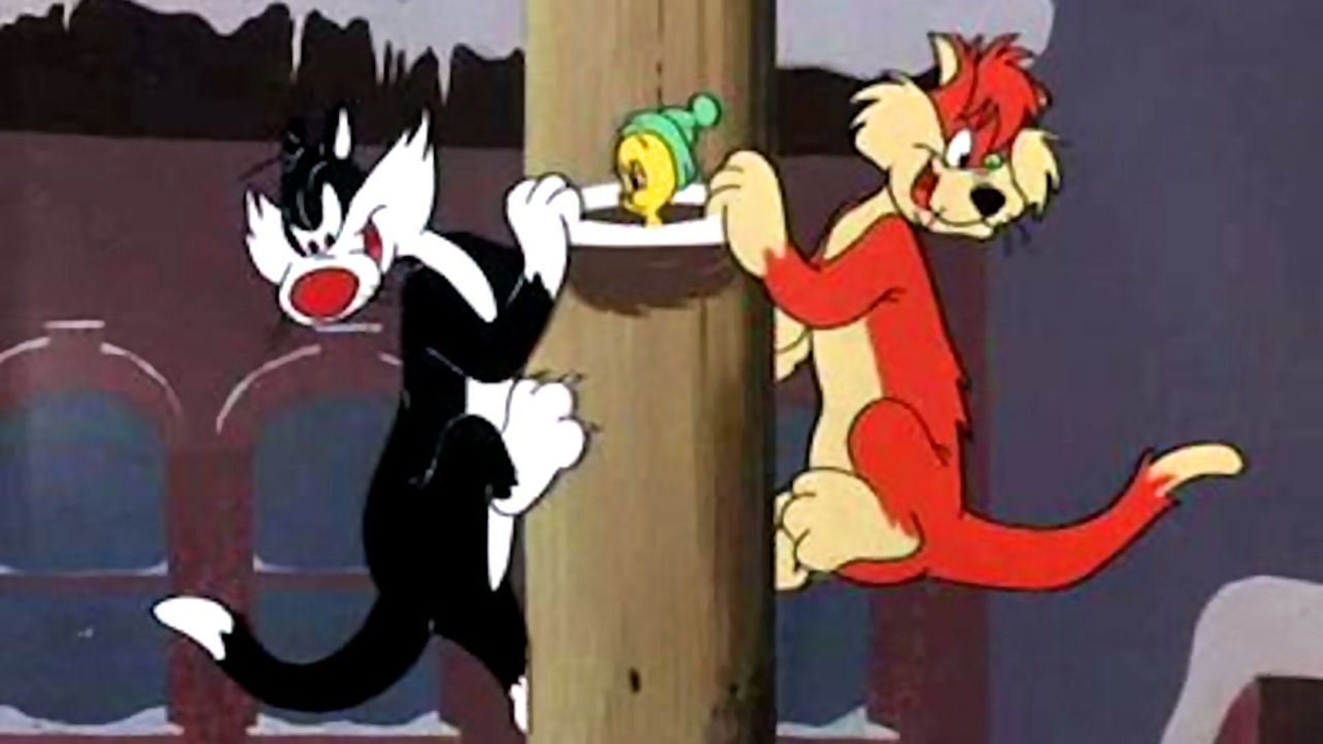 Putty Tat Trouble Background