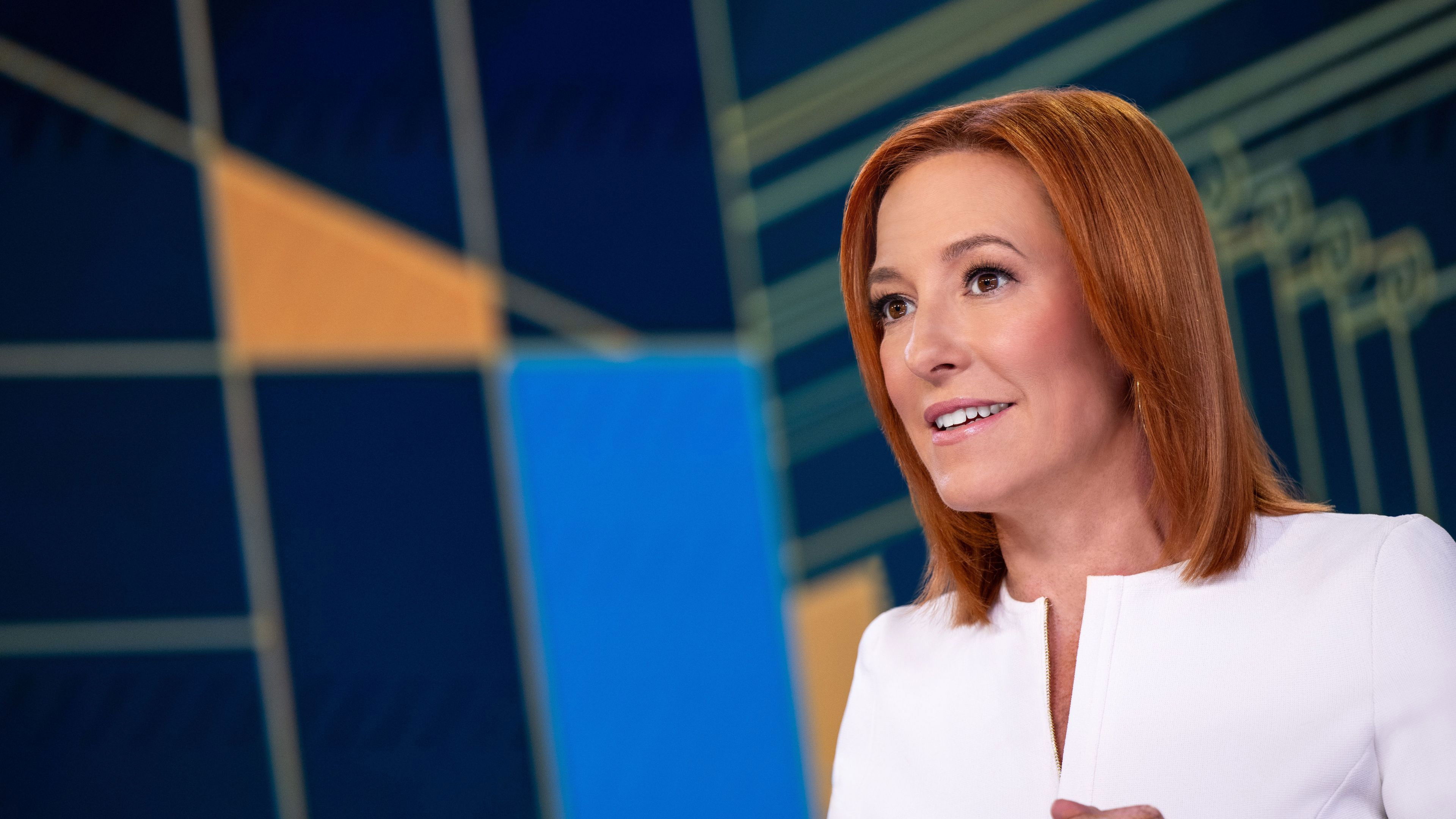 The Briefing with Jen Psaki Background