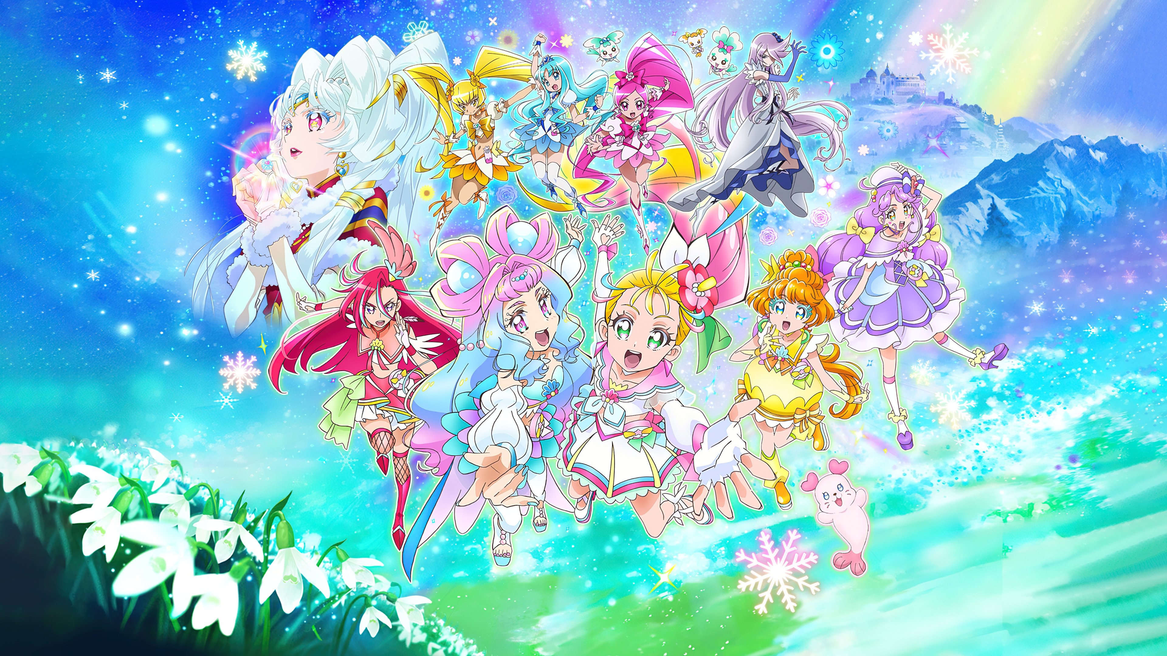 Tropical-Rouge! Precure: The Snow Princess and the Miraculous Ring! Background