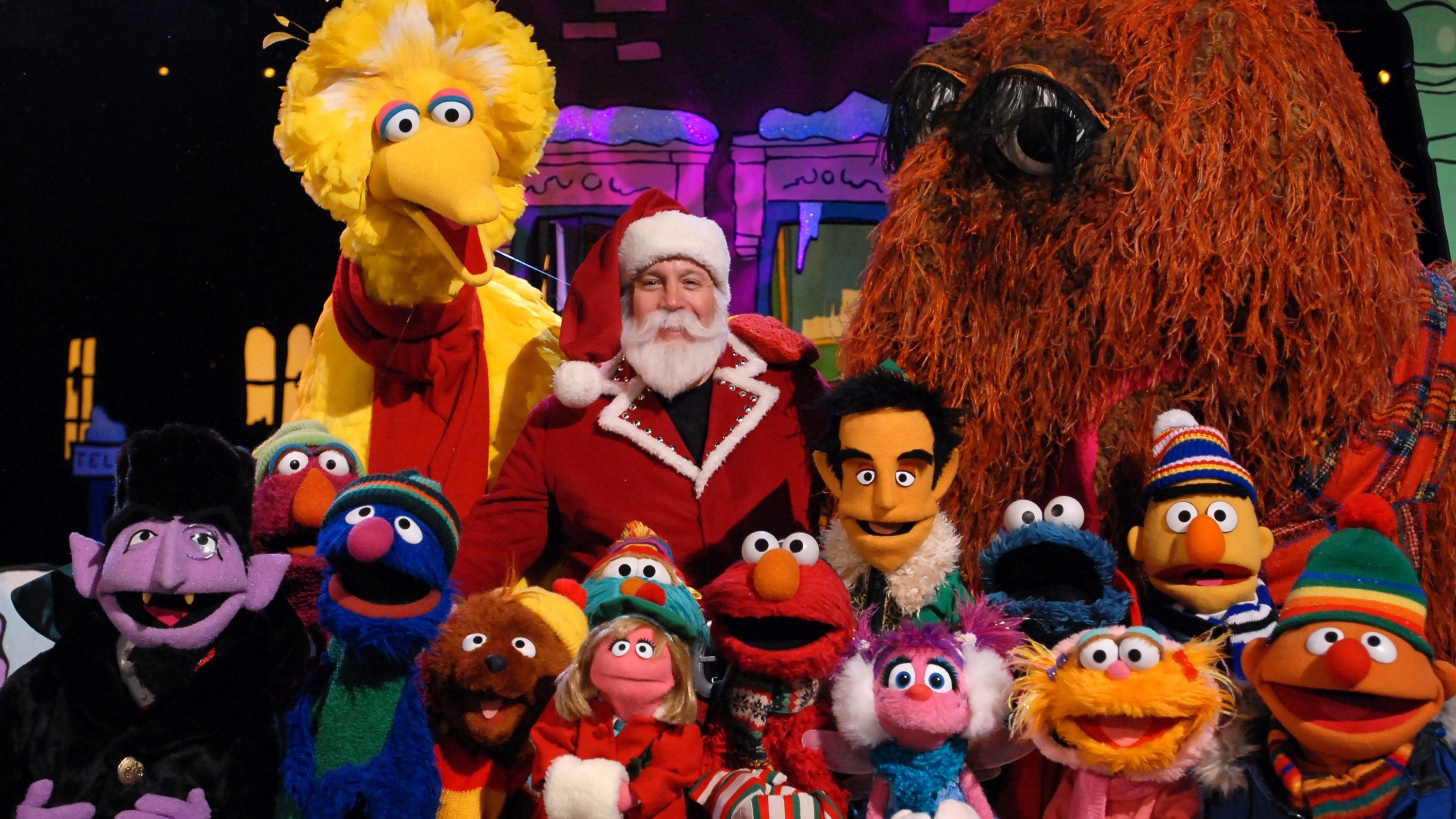 Elmo's Christmas Countdown Background
