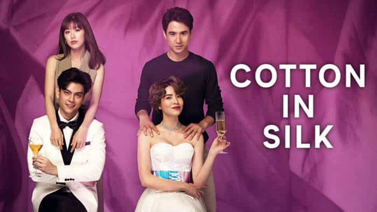 Cotton In Silk Background