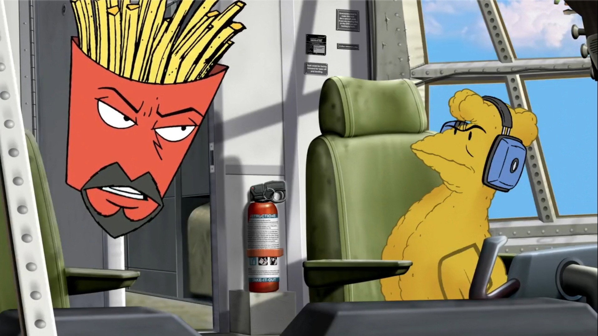 Aqua Teen Hunger Force Colon Movie Film for Theaters Background