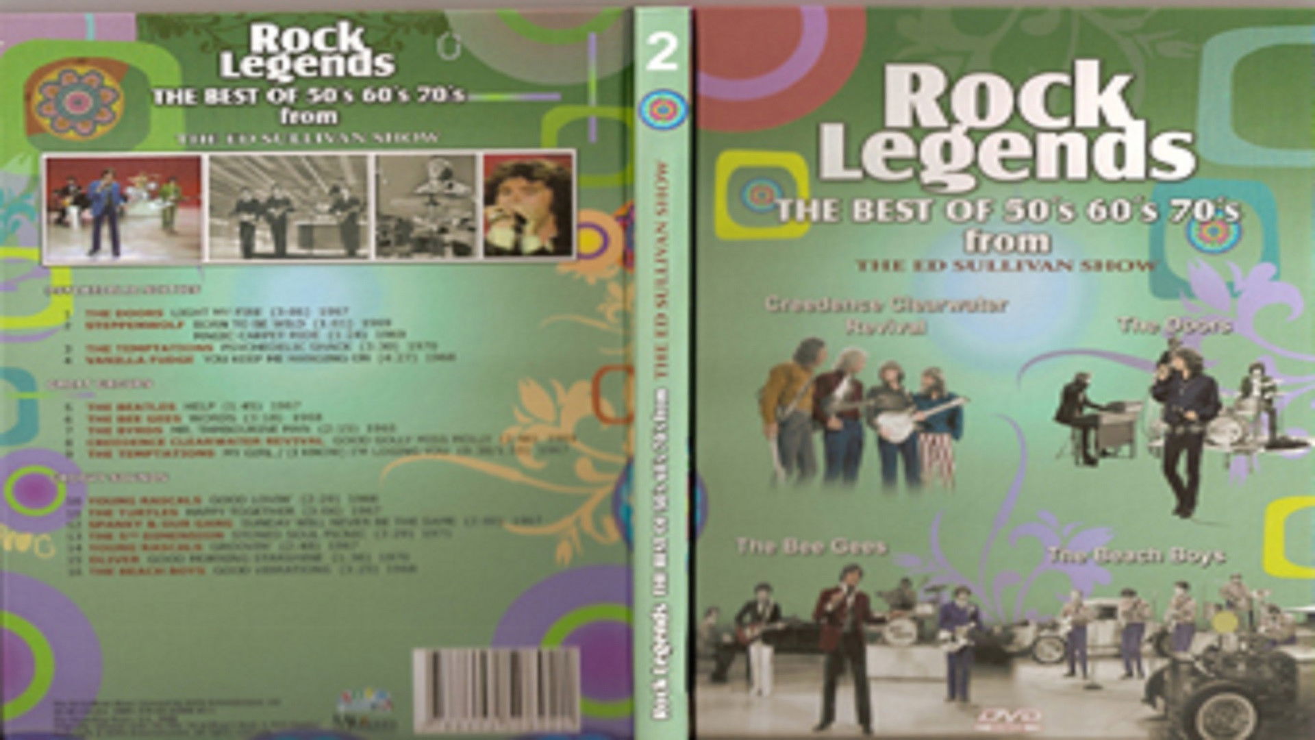 Rock Legends (The Best Of 50's 60's 70's From The Ed Sullivan's Show) VOL. 2 Background