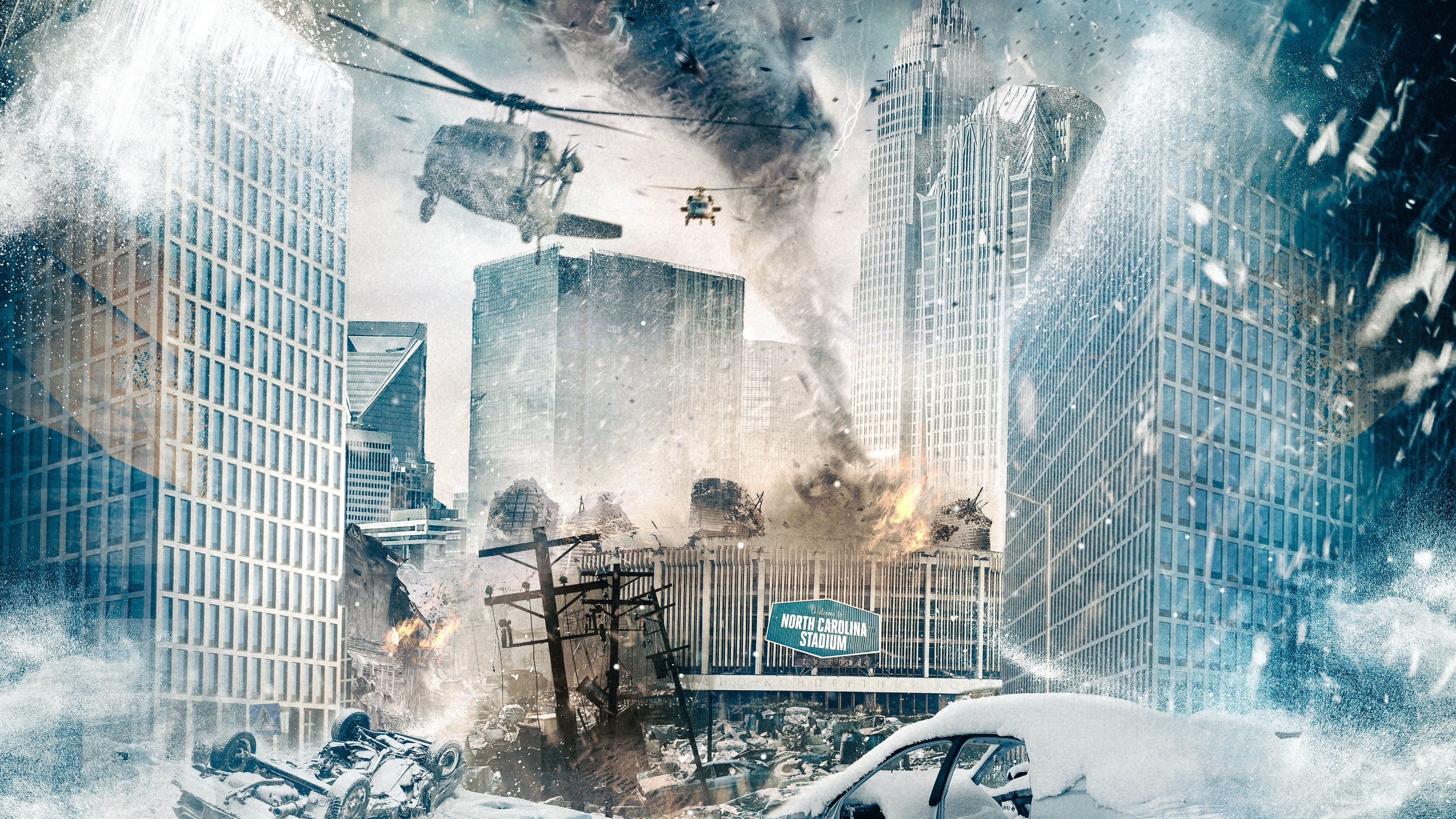 Ice Storm Background