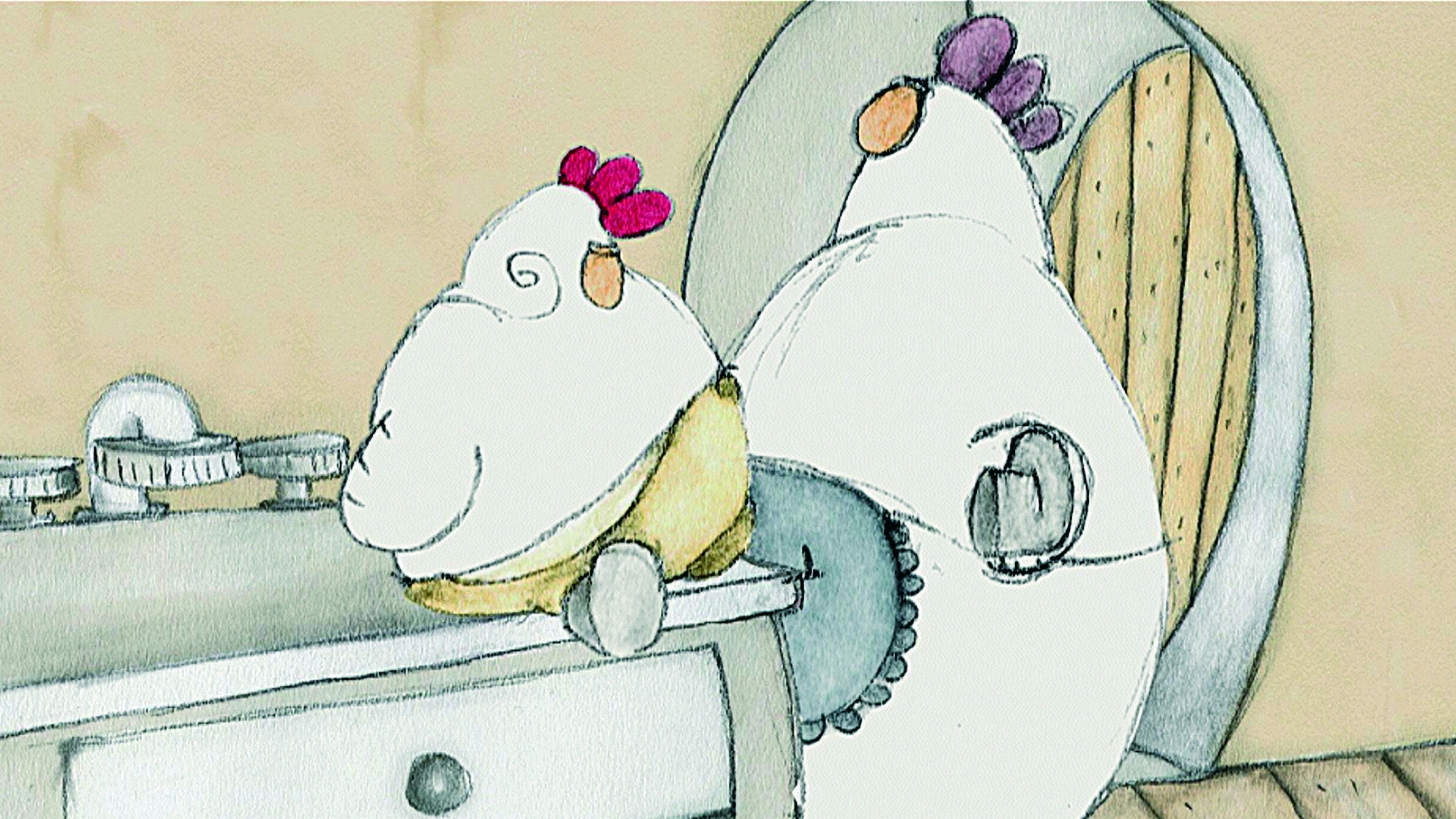 At Home with Mrs. Hen Background