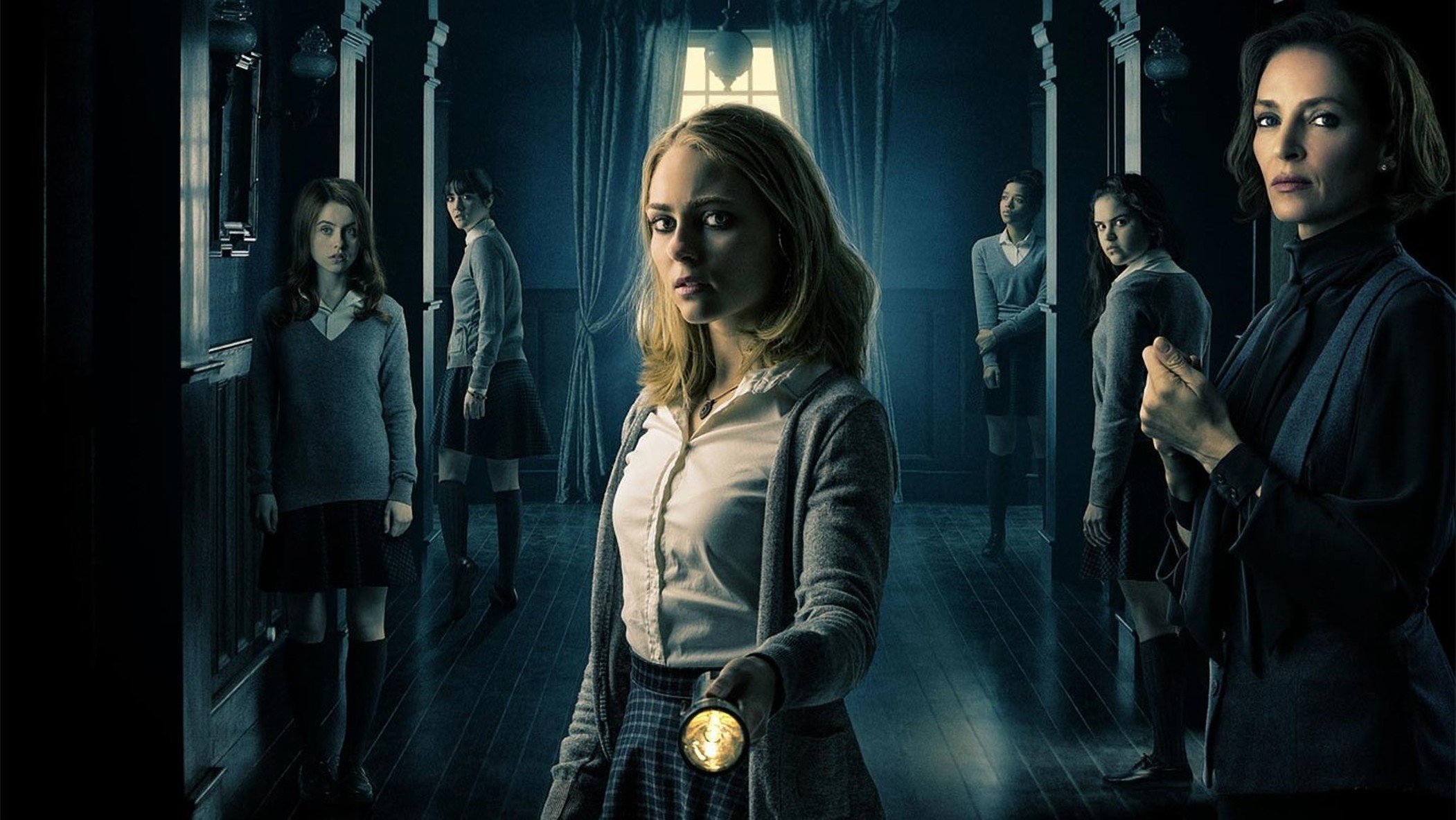 Down a Dark Hall Background