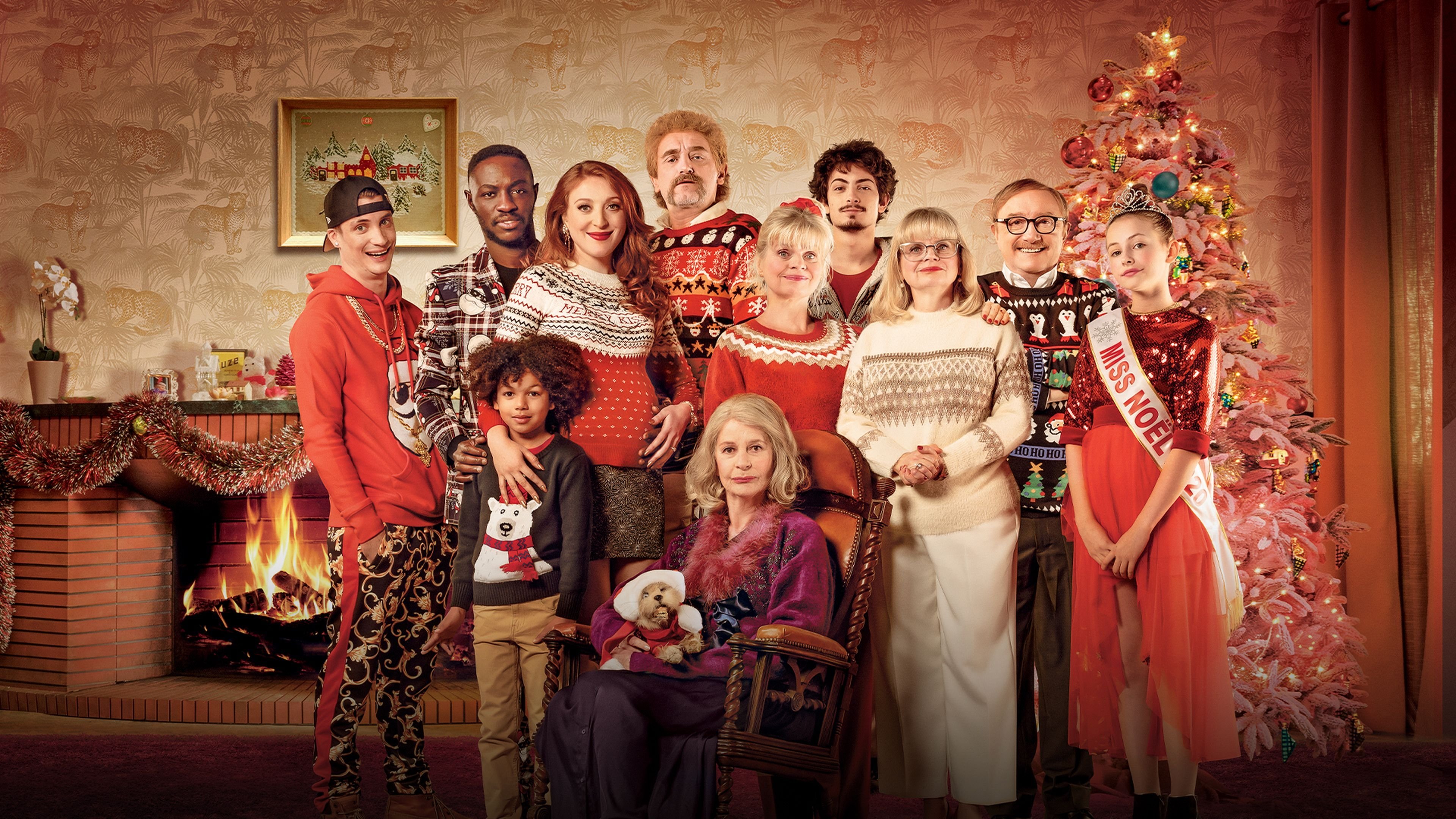 Christmas with the Tuches Background