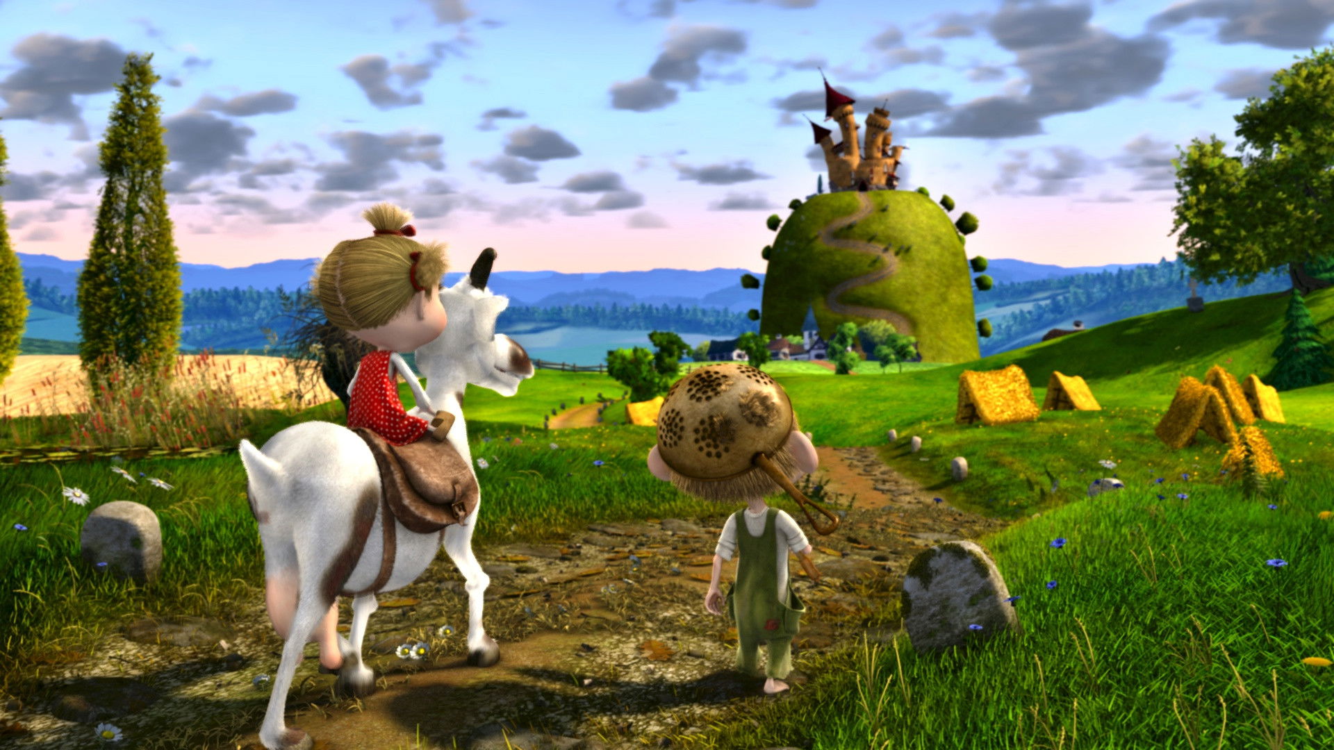 Goat Story With Cheese Background