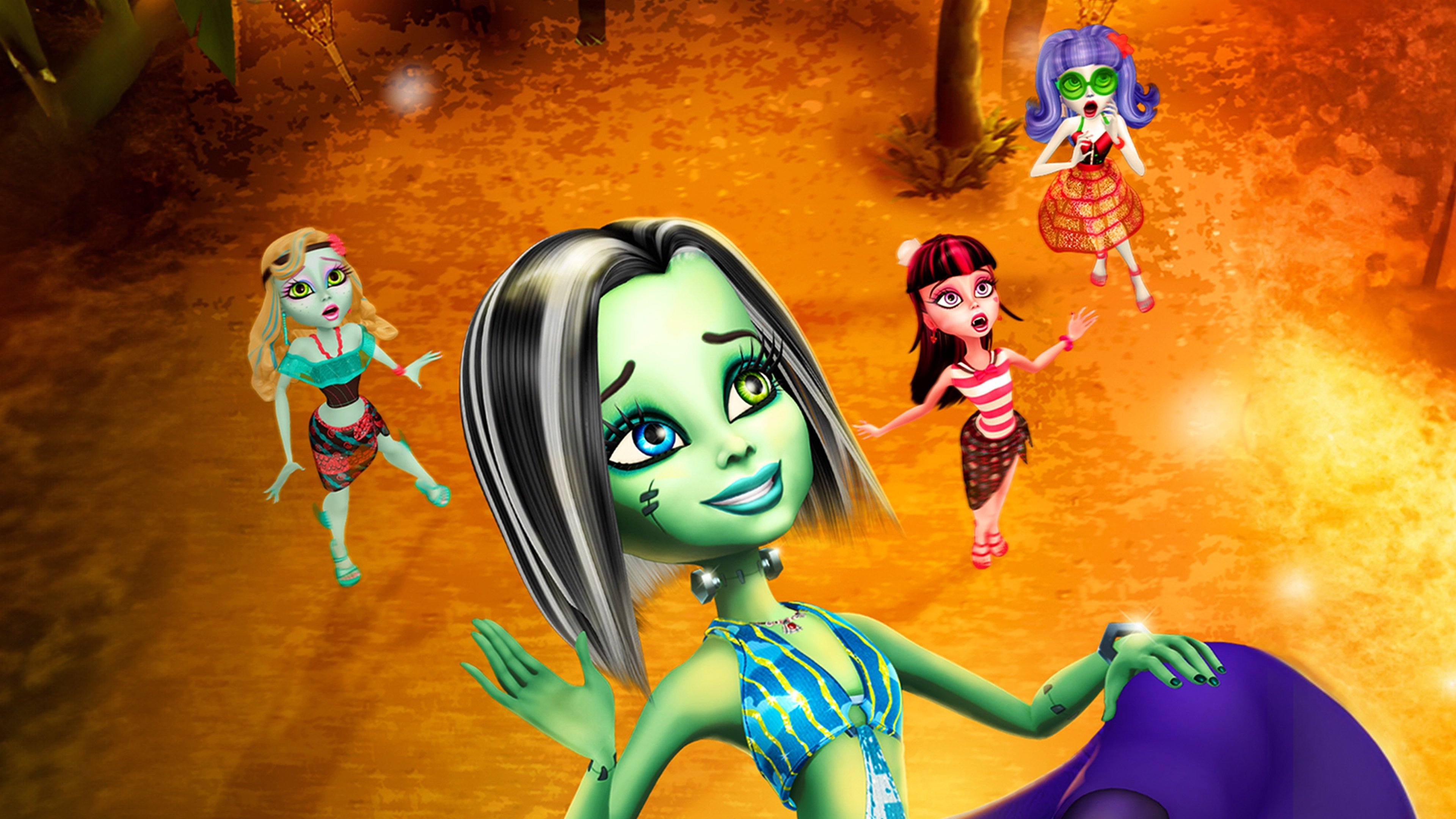 Monster High: Escape from Skull Shores Background