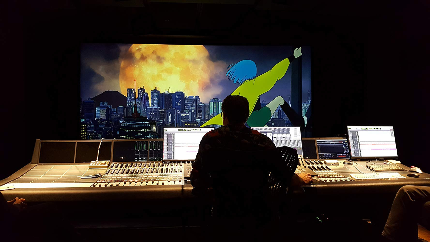 Electric Girl Background